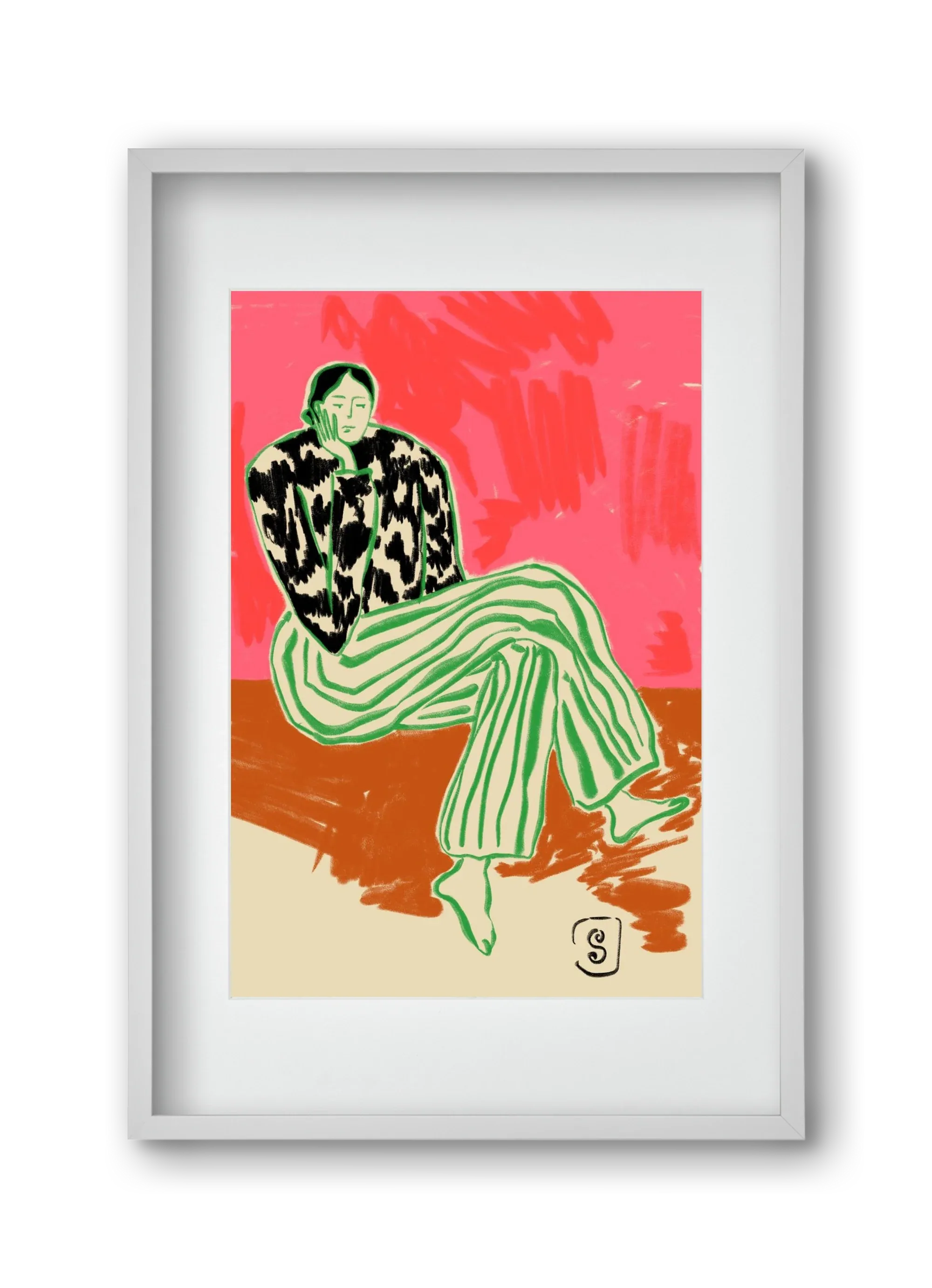 CALM WOMAN PORTRAIT - artbridge