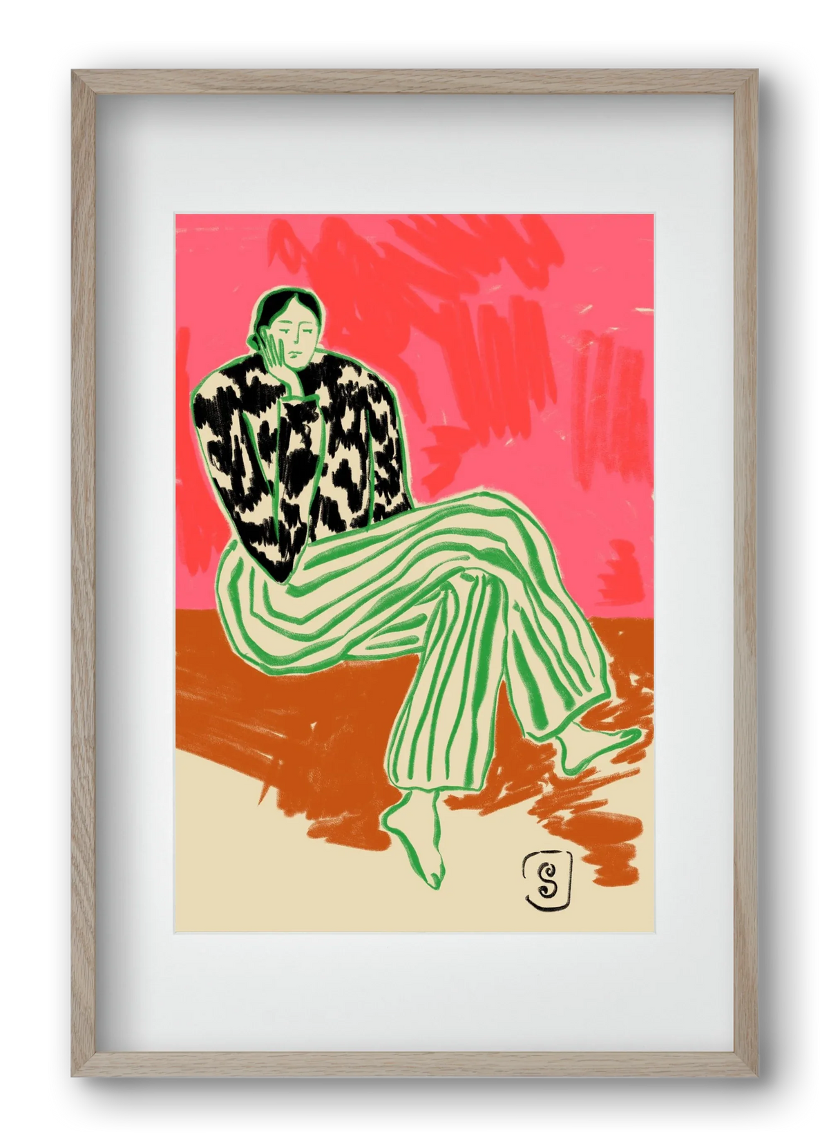 CALM WOMAN PORTRAIT - artbridge