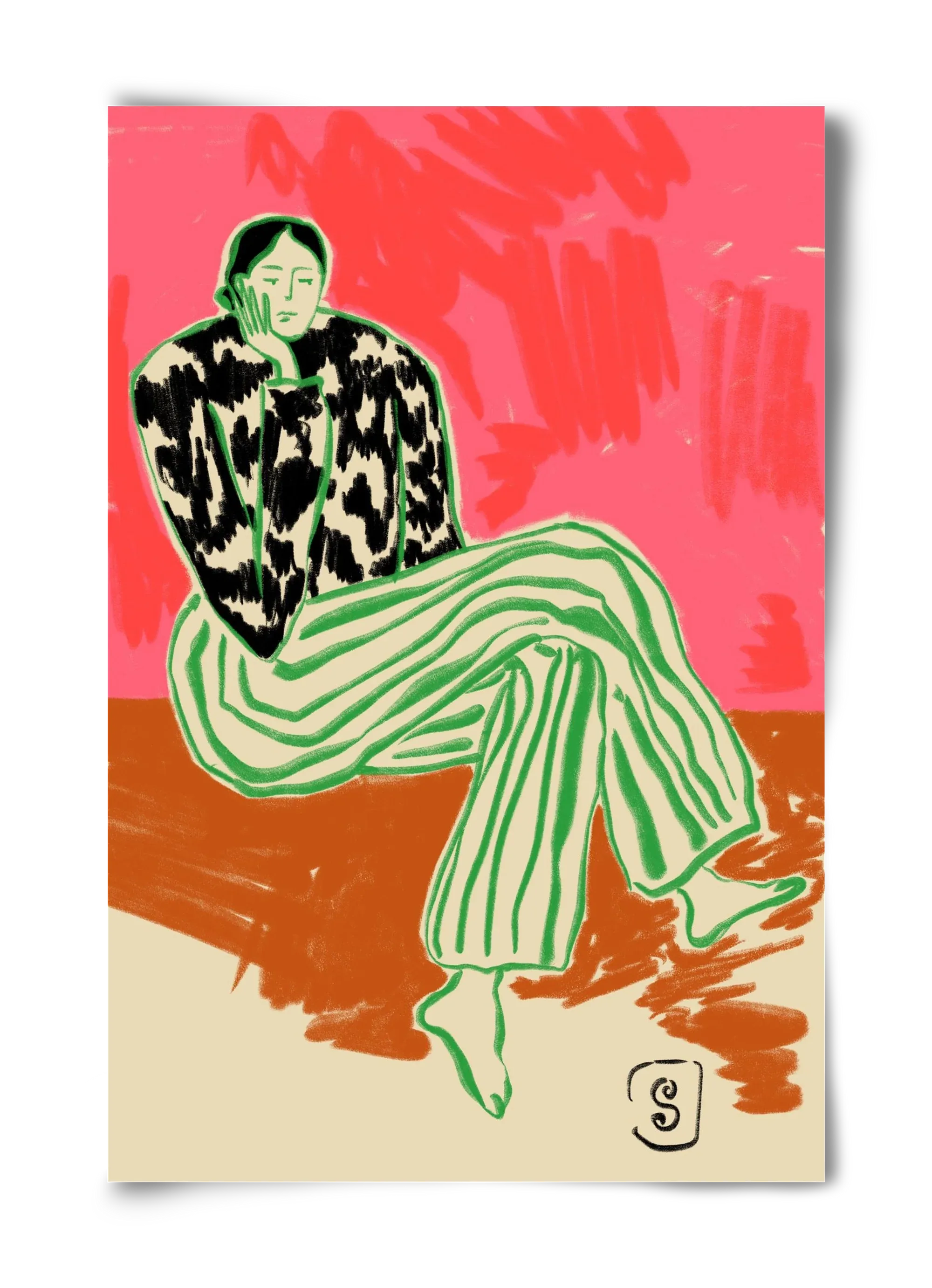 CALM WOMAN PORTRAIT - artbridge