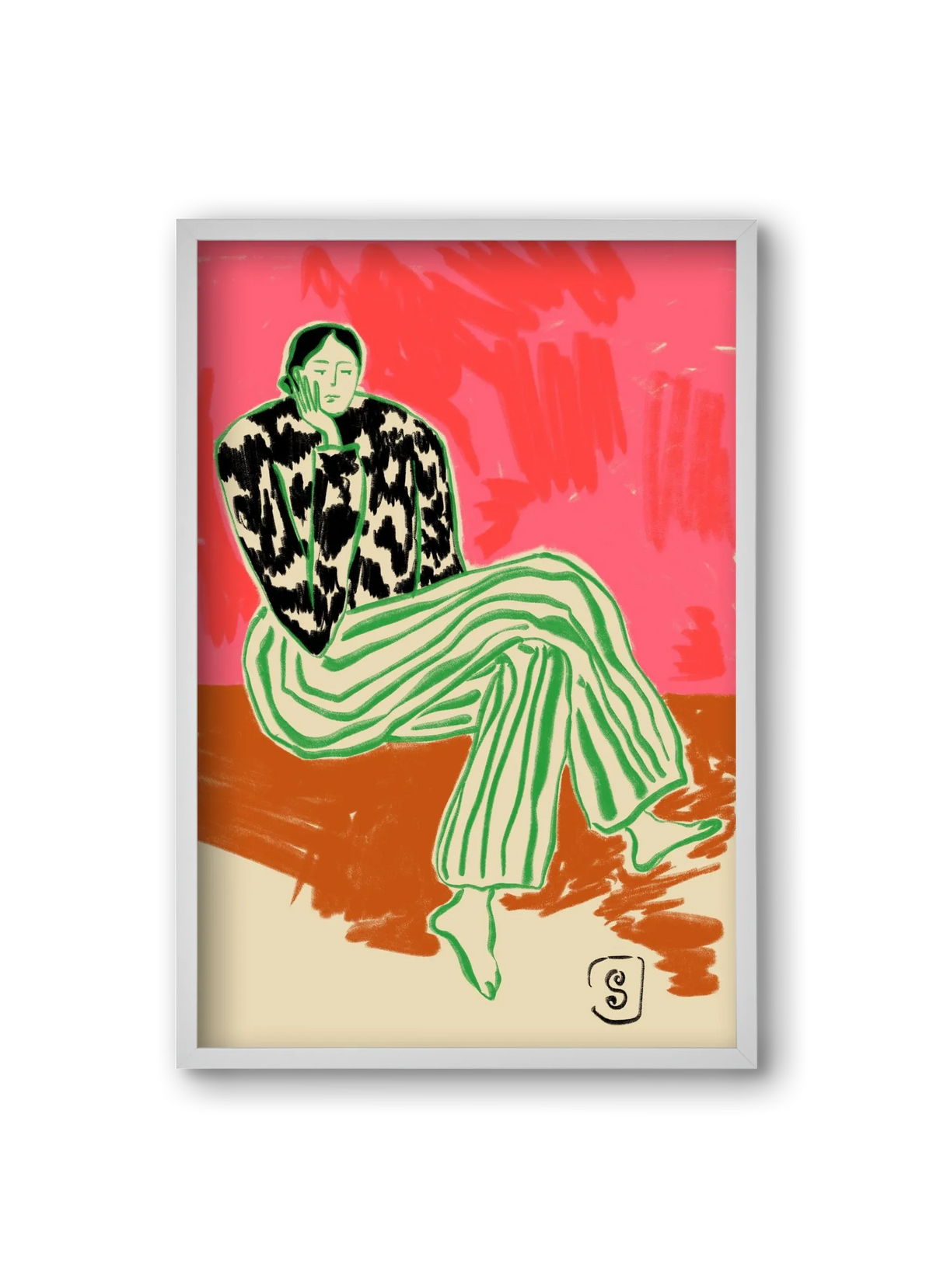 CALM WOMAN PORTRAIT - artbridge