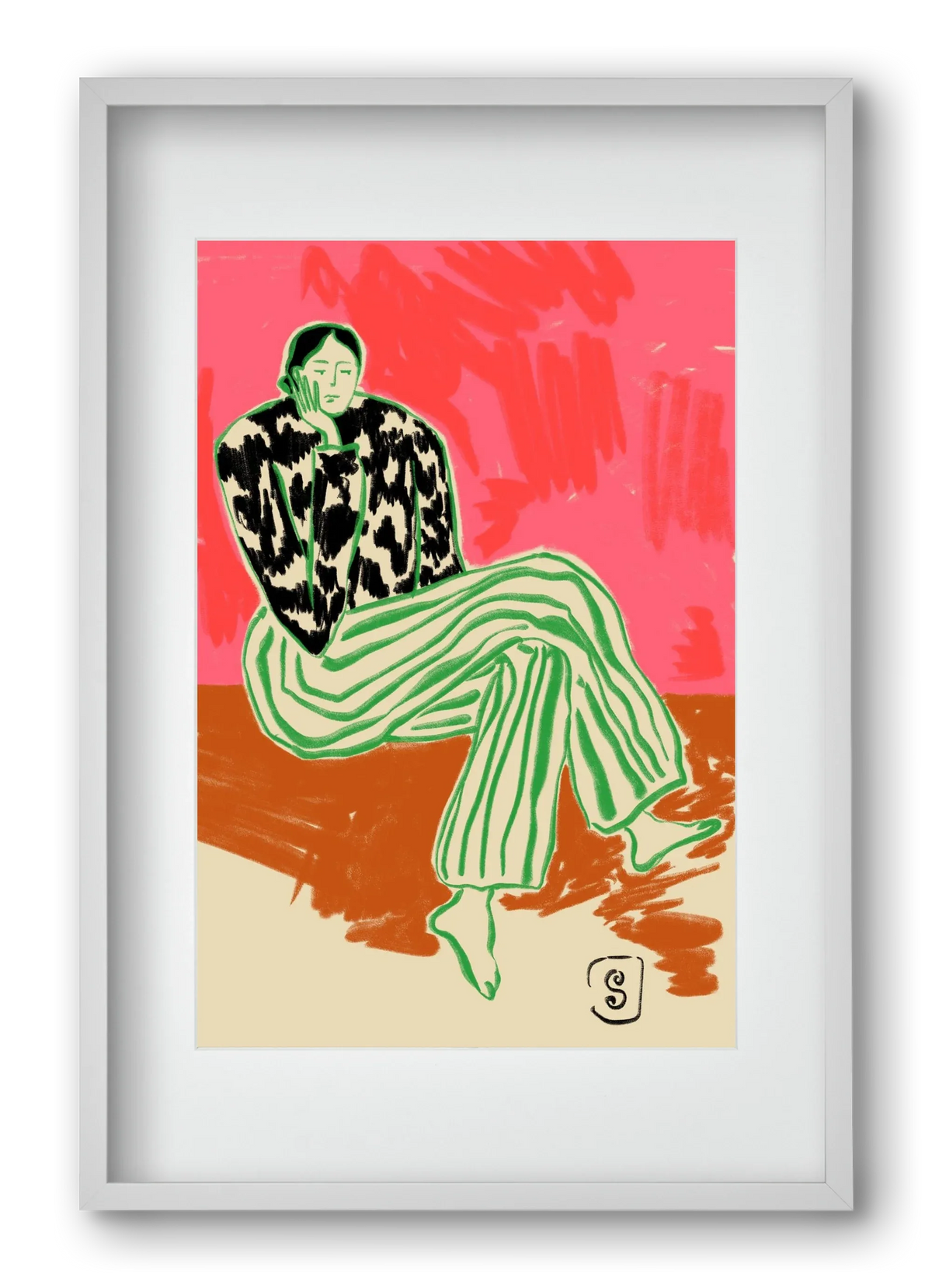 CALM WOMAN PORTRAIT - artbridge