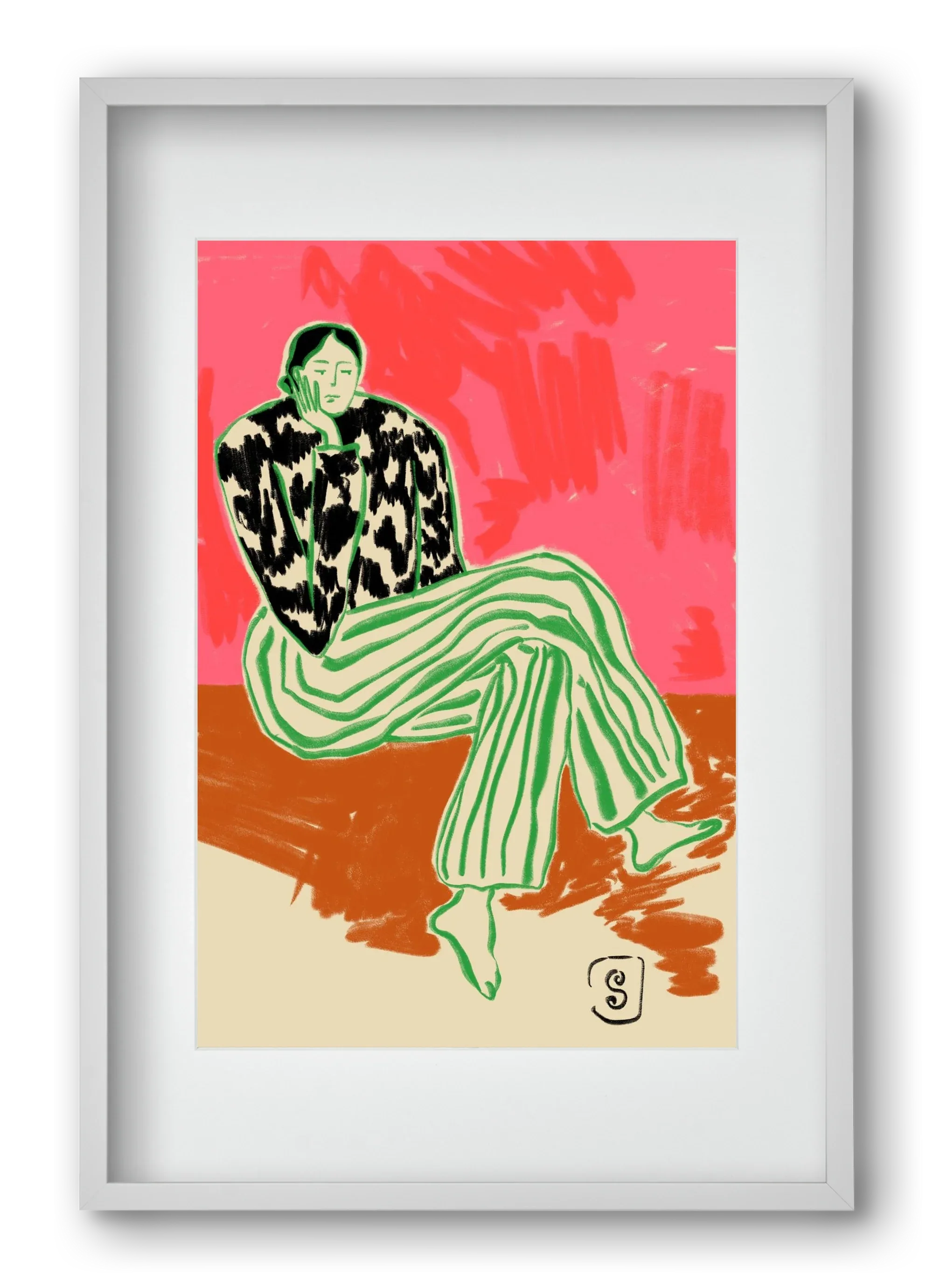 CALM WOMAN PORTRAIT - artbridge