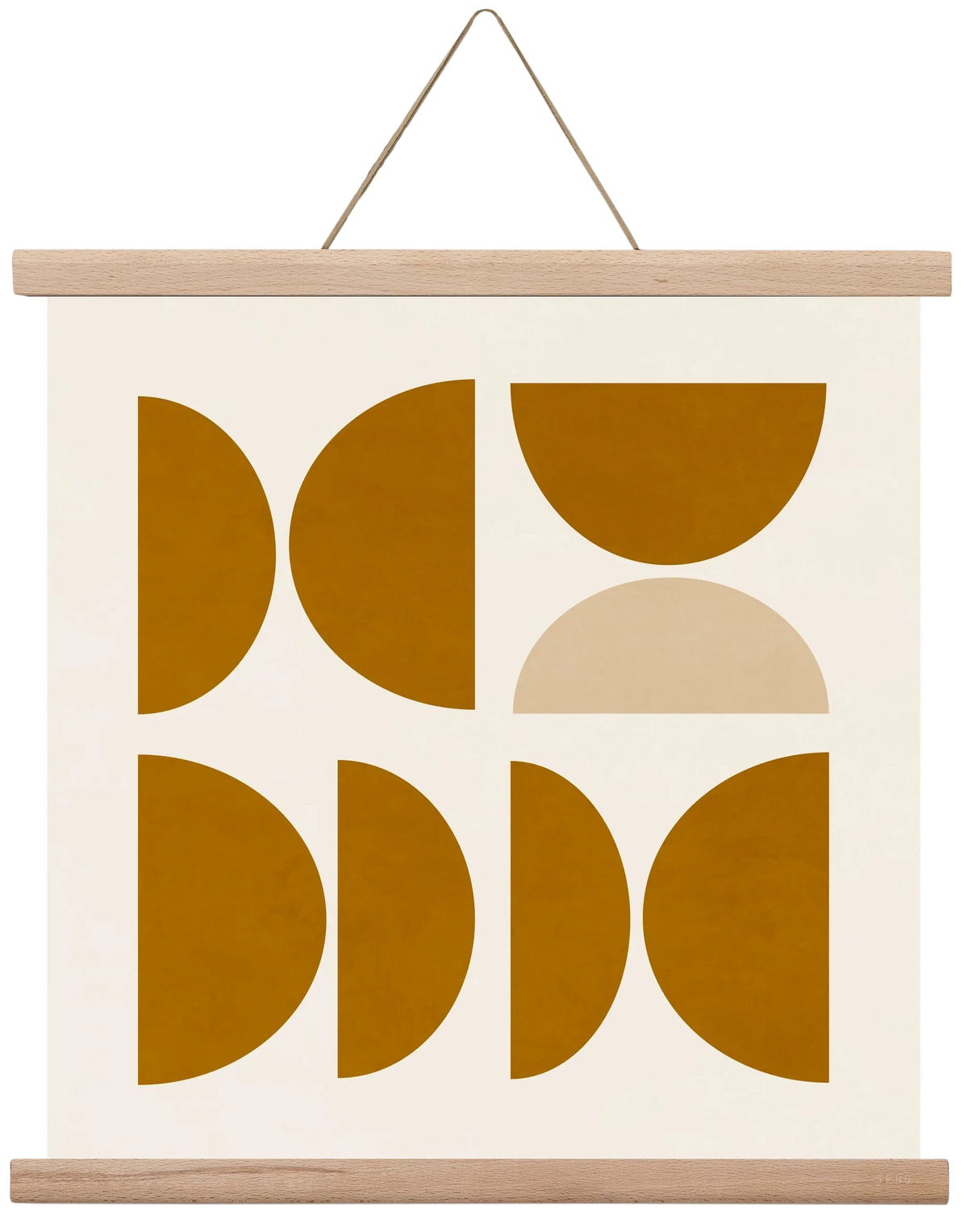 GEOMETRIC ART - YELLOW I - artbridge
