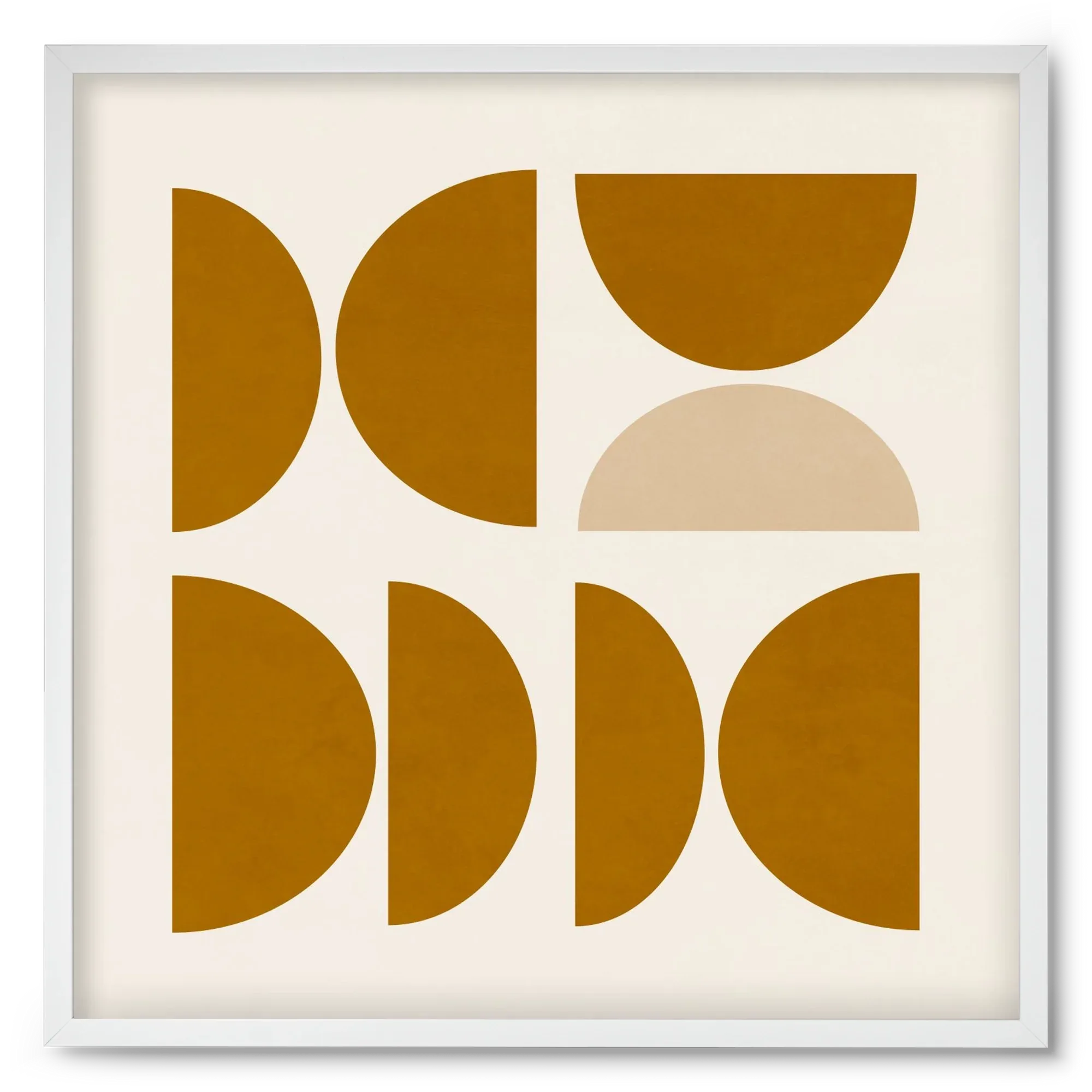 GEOMETRIC ART - YELLOW I - artbridge