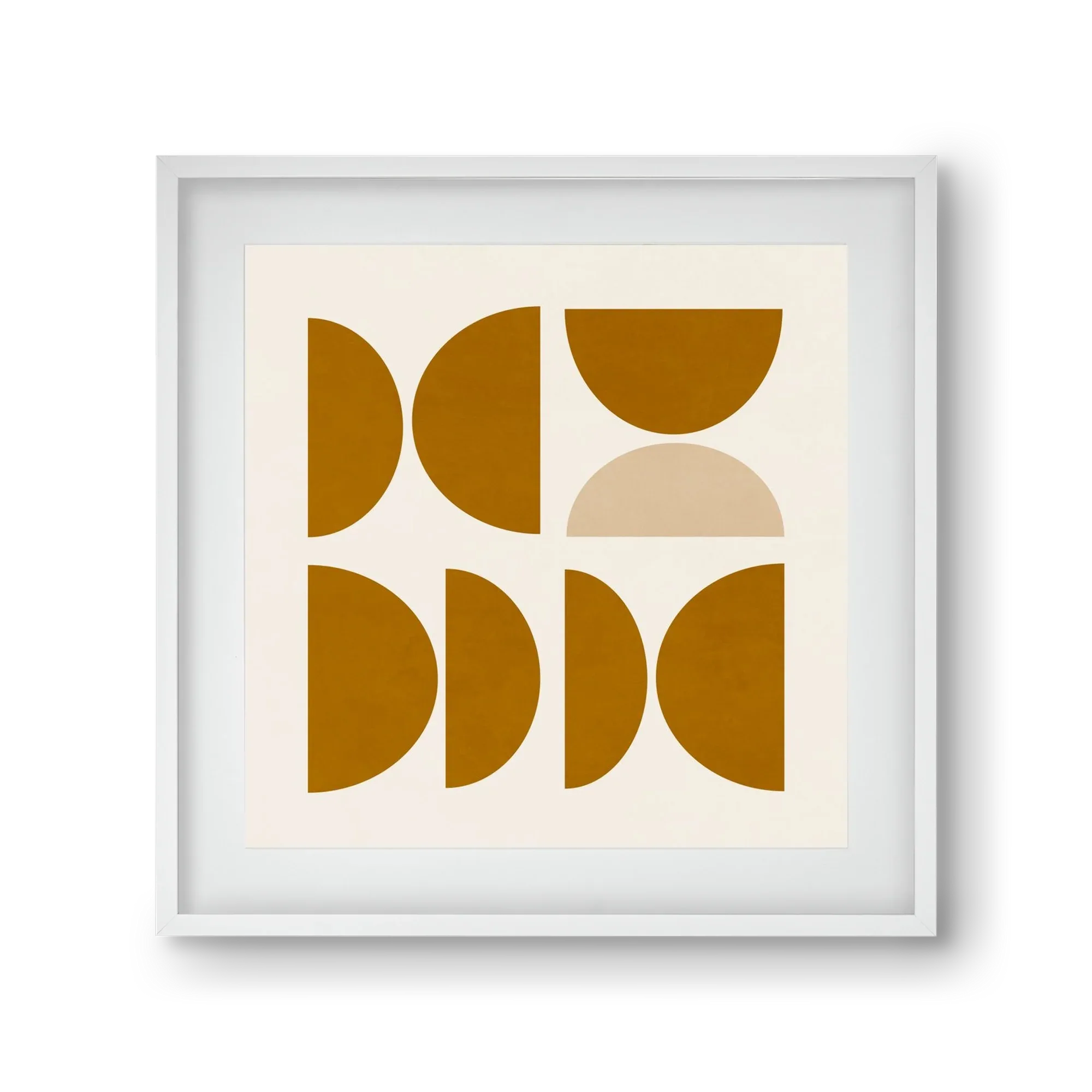 GEOMETRIC ART - YELLOW I - artbridge