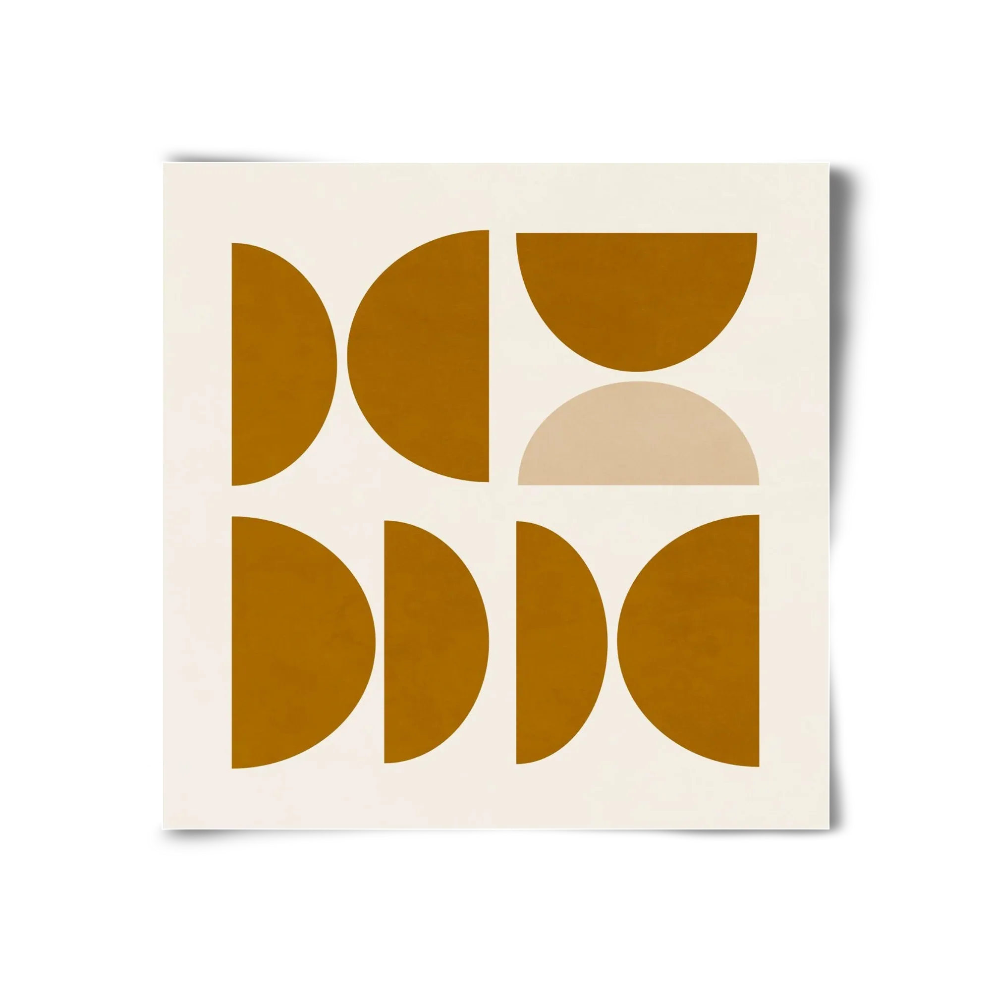 GEOMETRIC ART - YELLOW I - artbridge