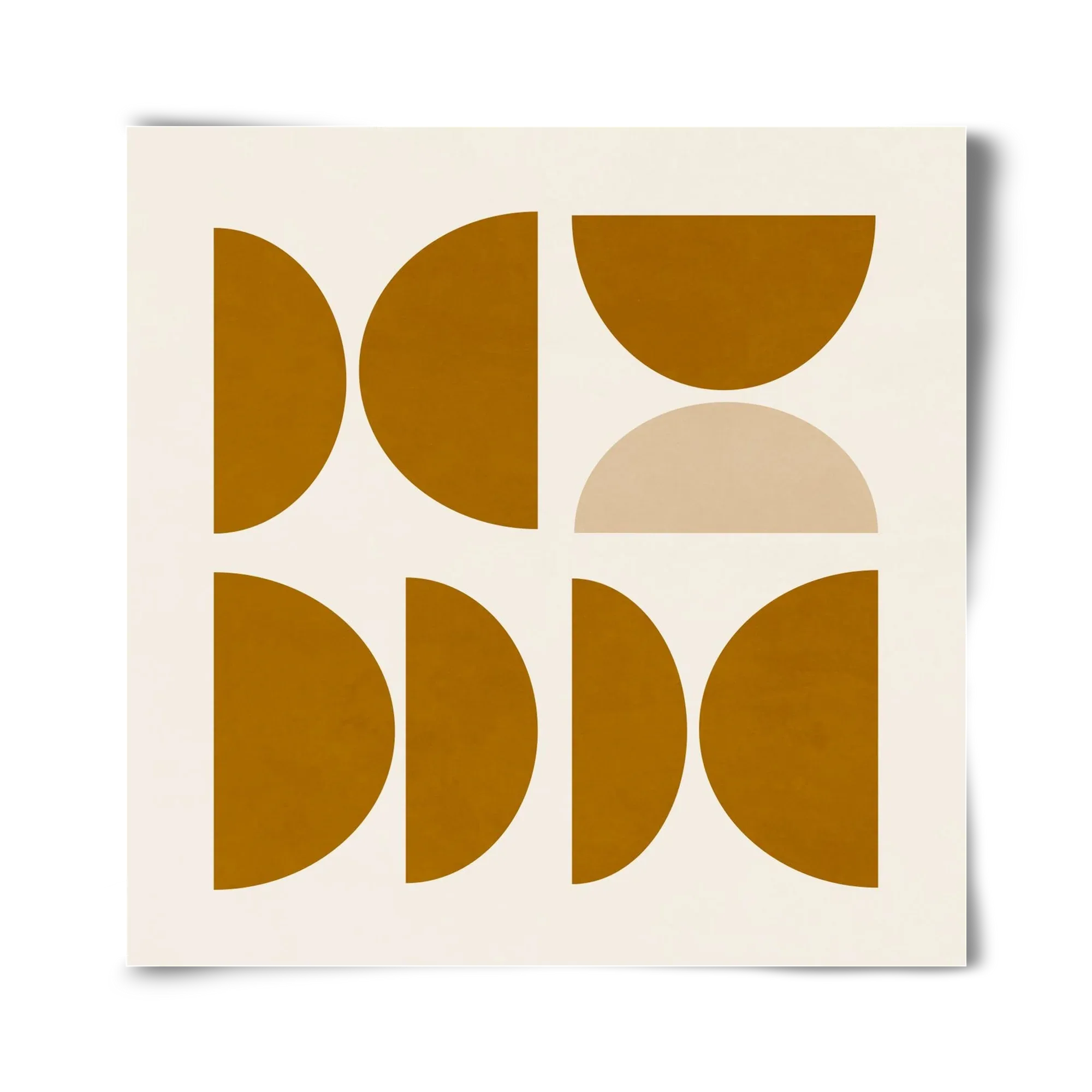GEOMETRIC ART - YELLOW I - artbridge