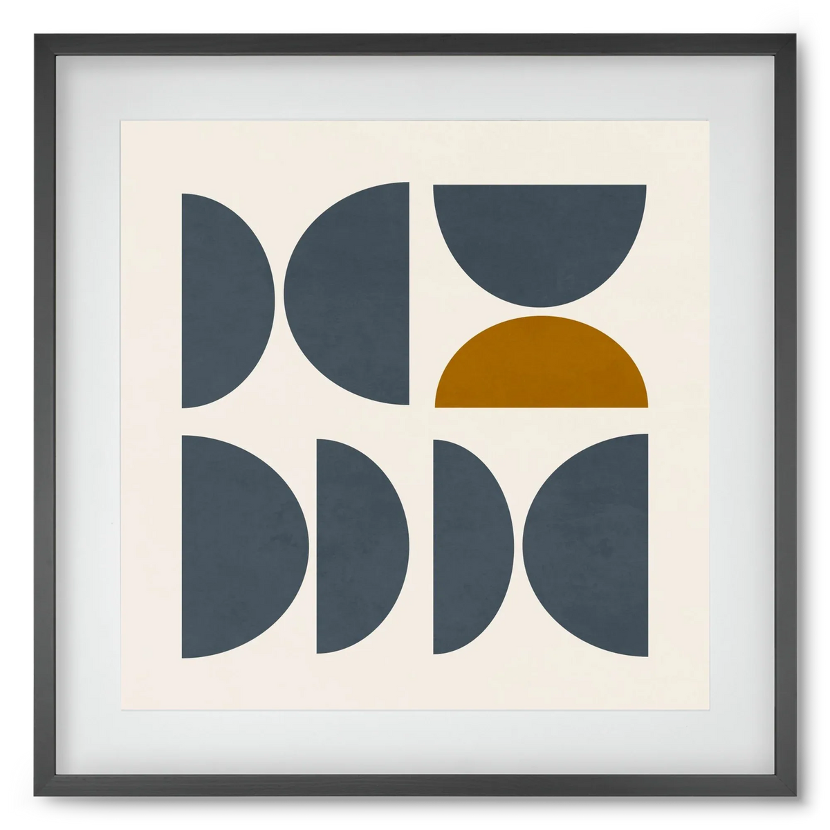 GEOMETRIC ART - BLUE I - artbridge