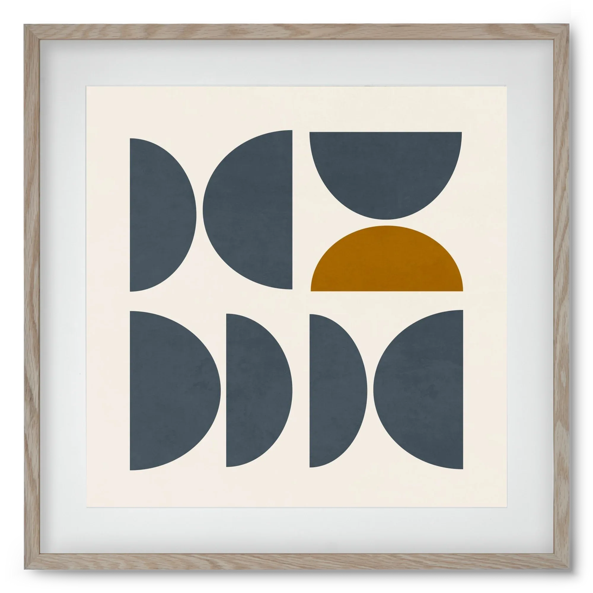 GEOMETRIC ART - BLUE I - artbridge
