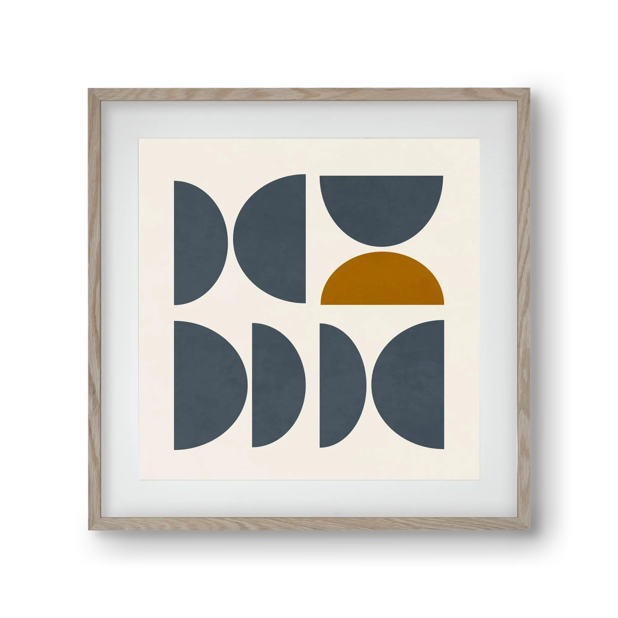 GEOMETRIC ART - BLUE I - artbridge