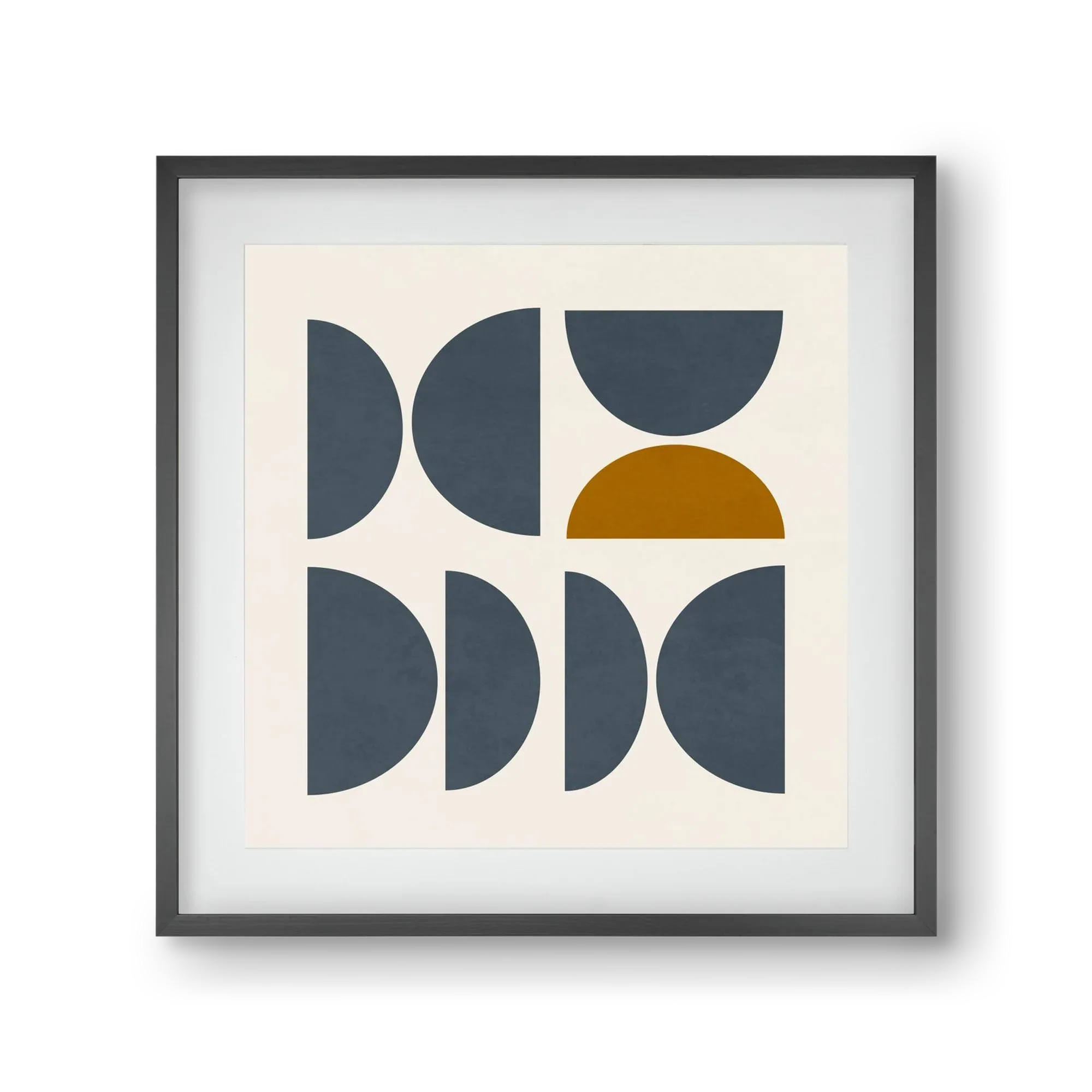 GEOMETRIC ART - BLUE I - artbridge