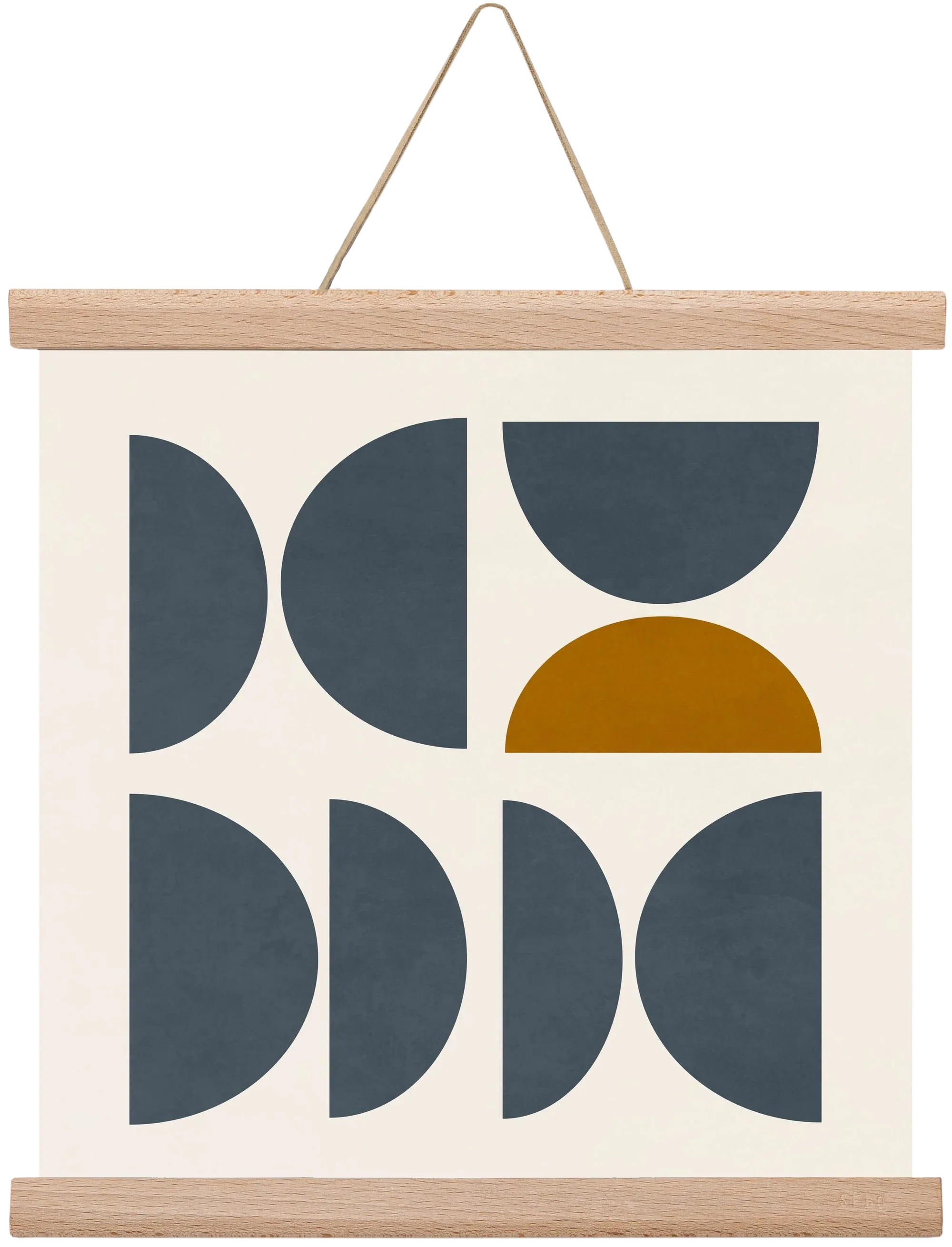 GEOMETRIC ART - BLUE I - artbridge