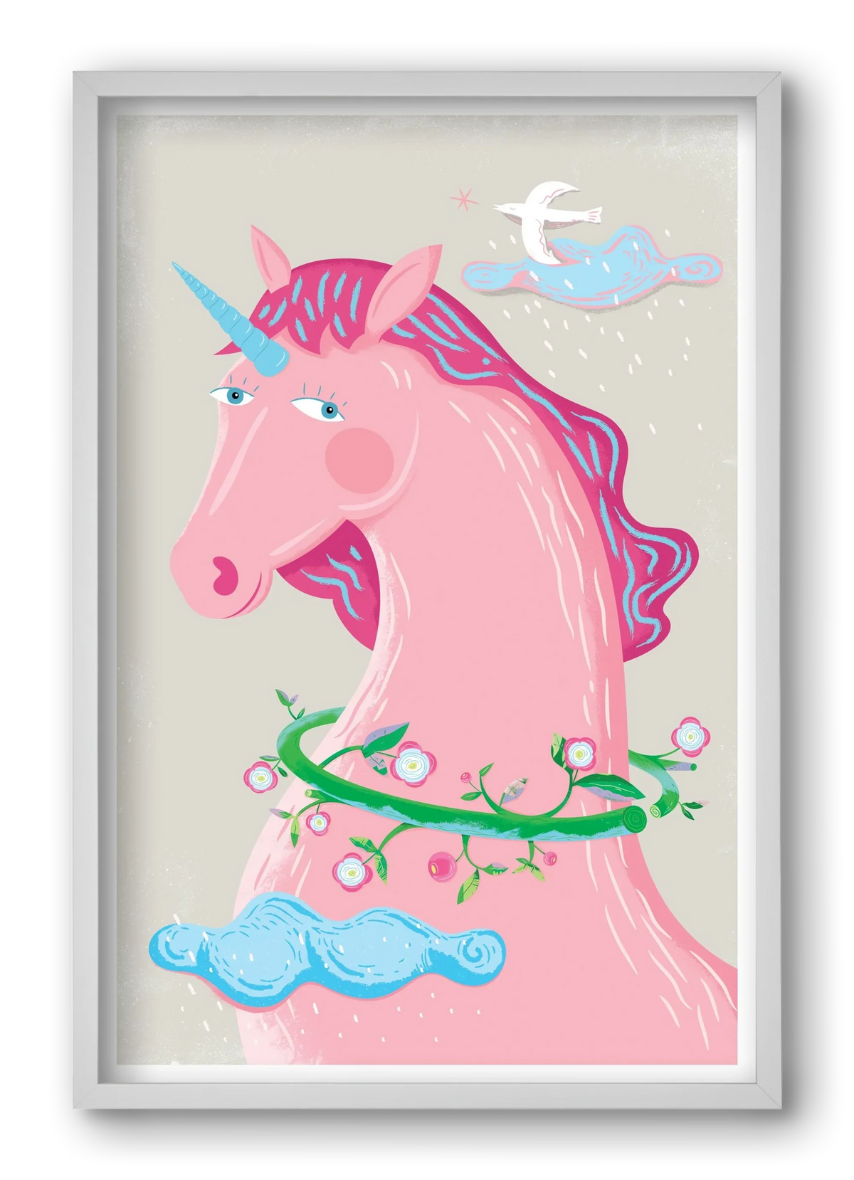 Pink Unikornis - artbridge
