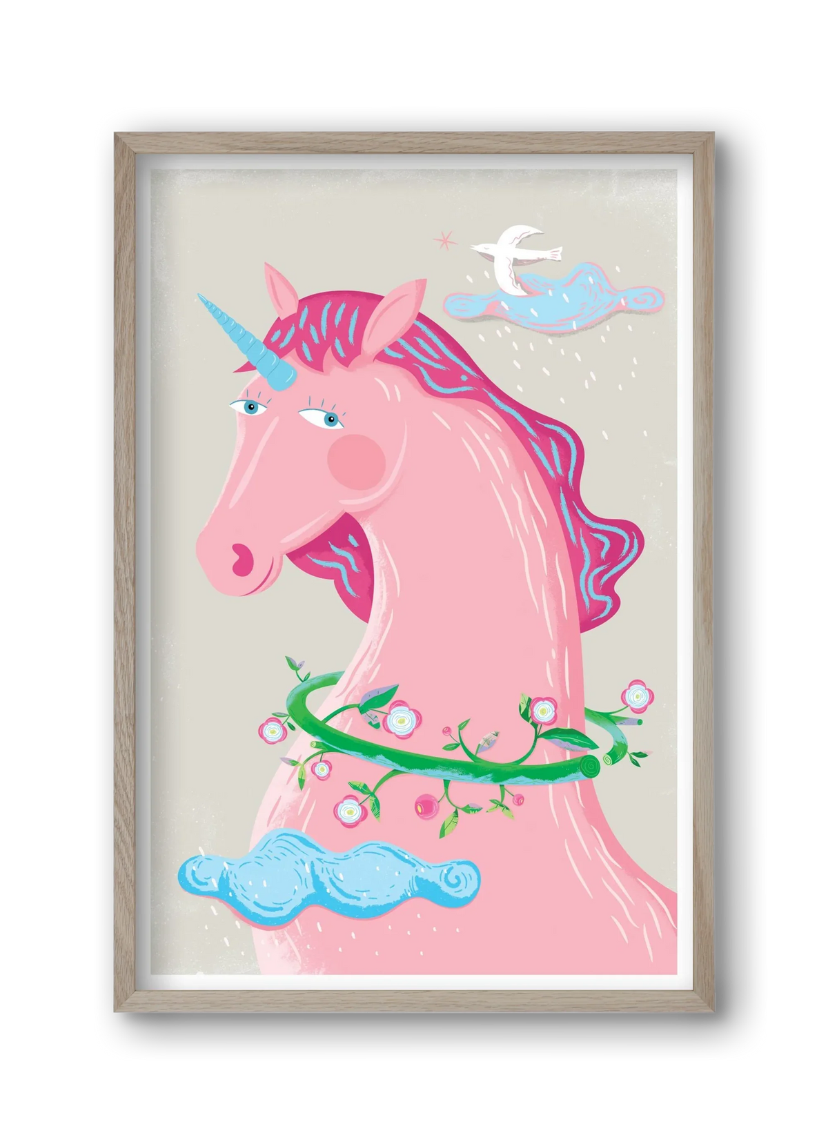 Pink Unikornis - artbridge
