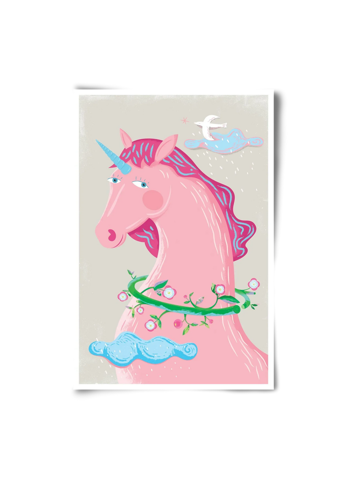 Pink Unikornis - artbridge