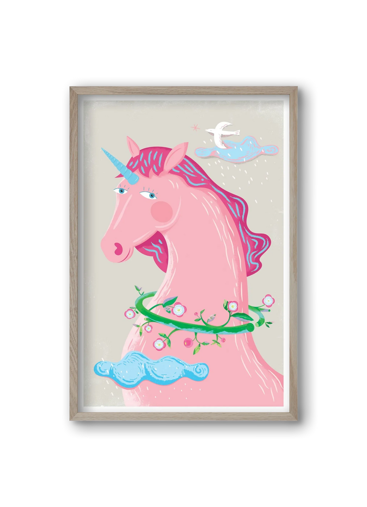 Pink Unikornis - artbridge