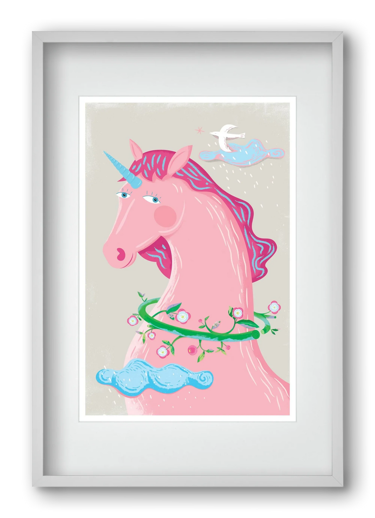 Pink Unikornis - artbridge