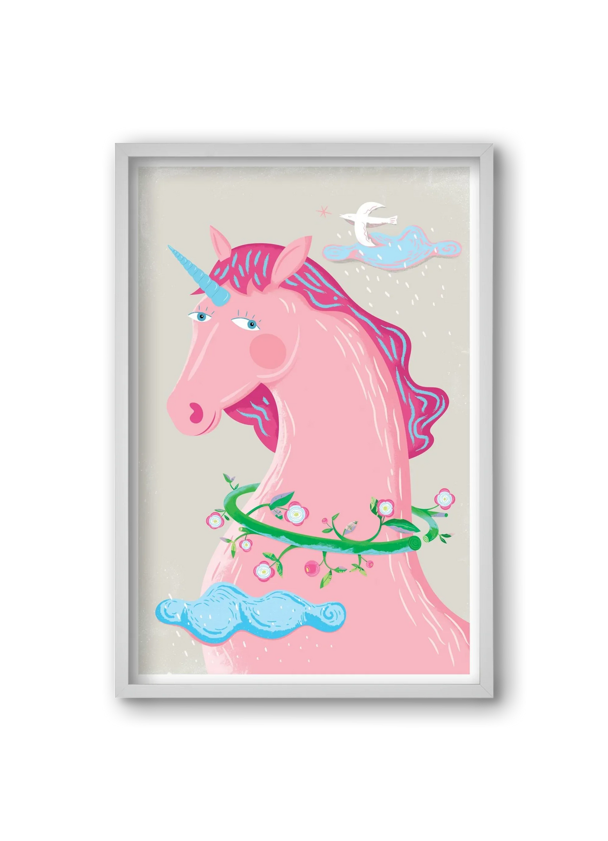 Pink Unikornis - artbridge