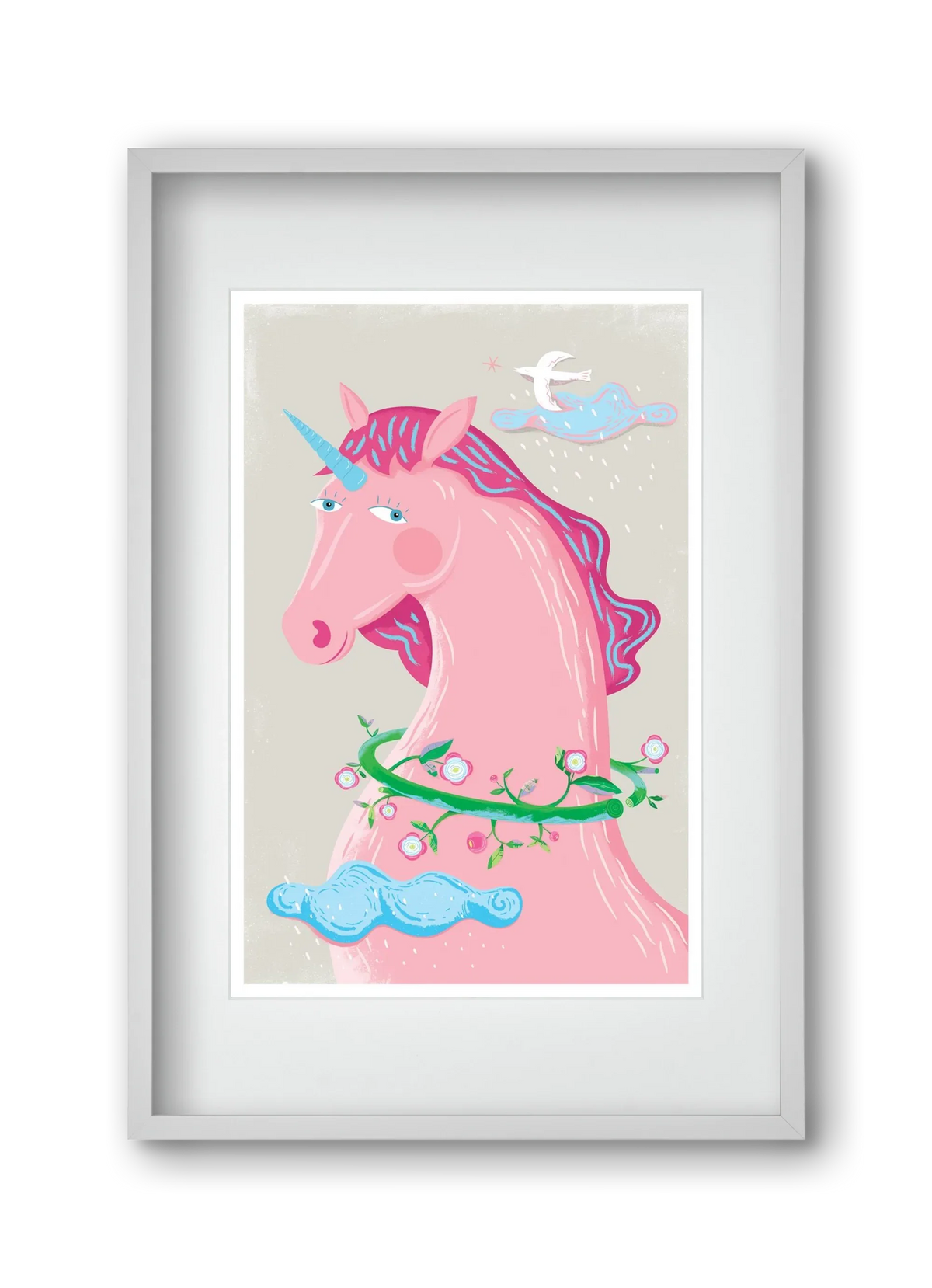 Pink Unikornis - artbridge