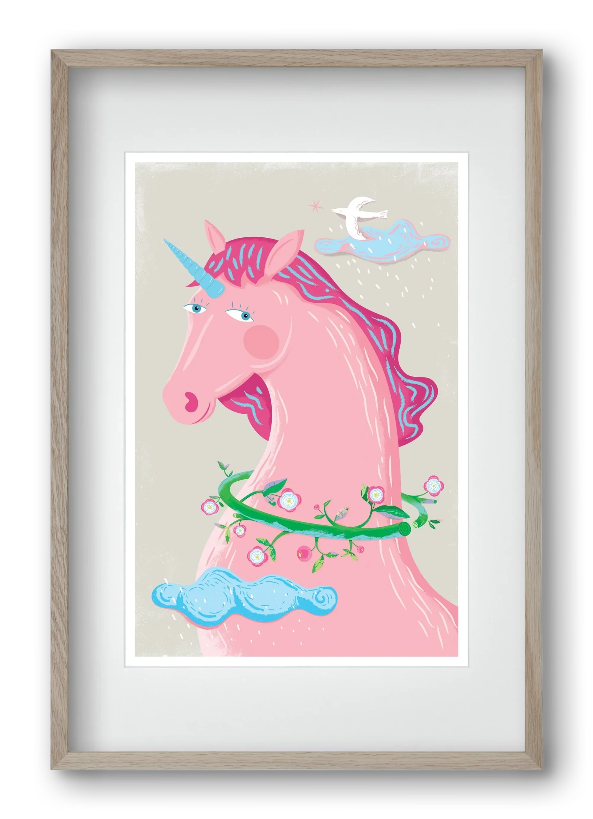 Pink Unikornis - artbridge