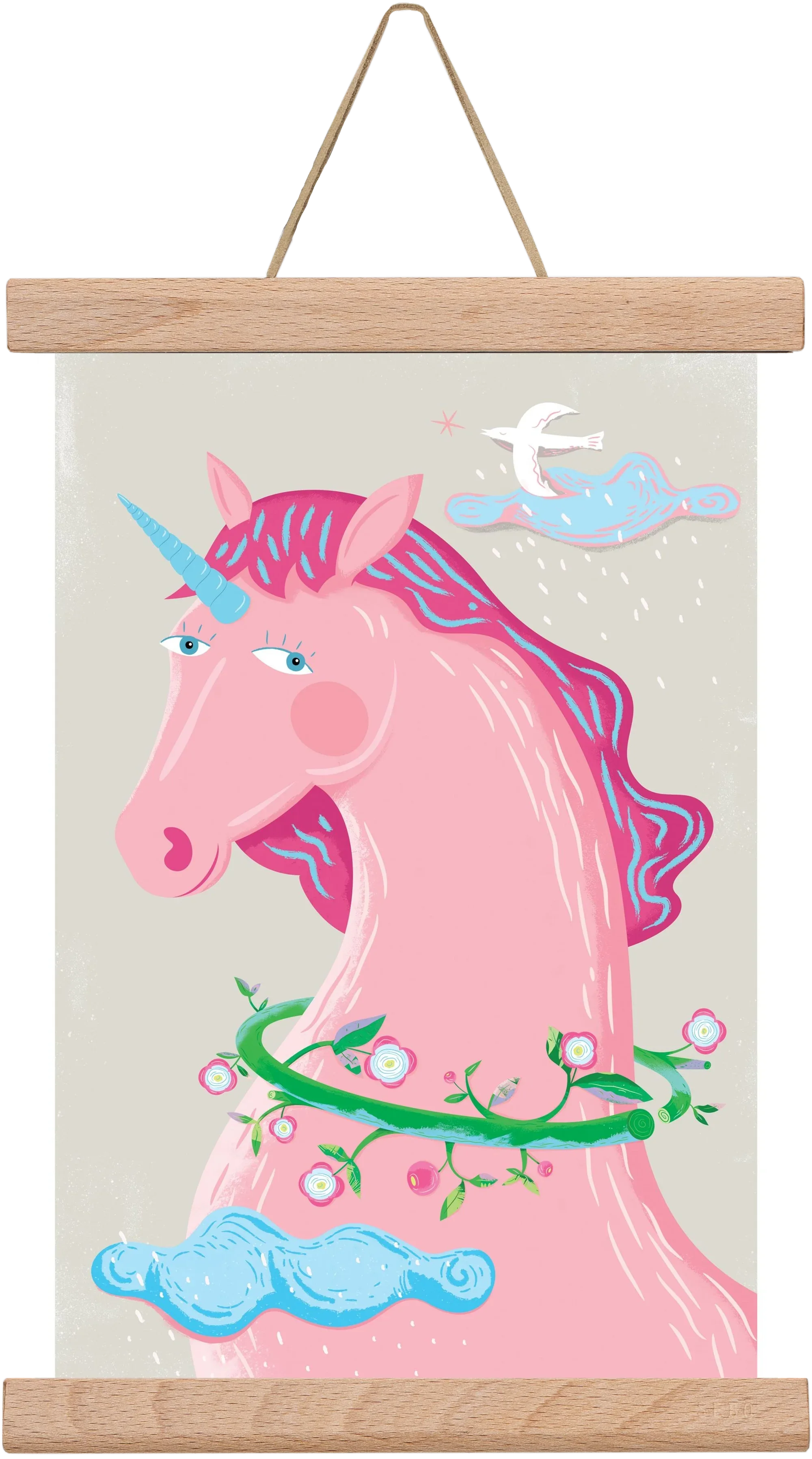Pink Unikornis - artbridge