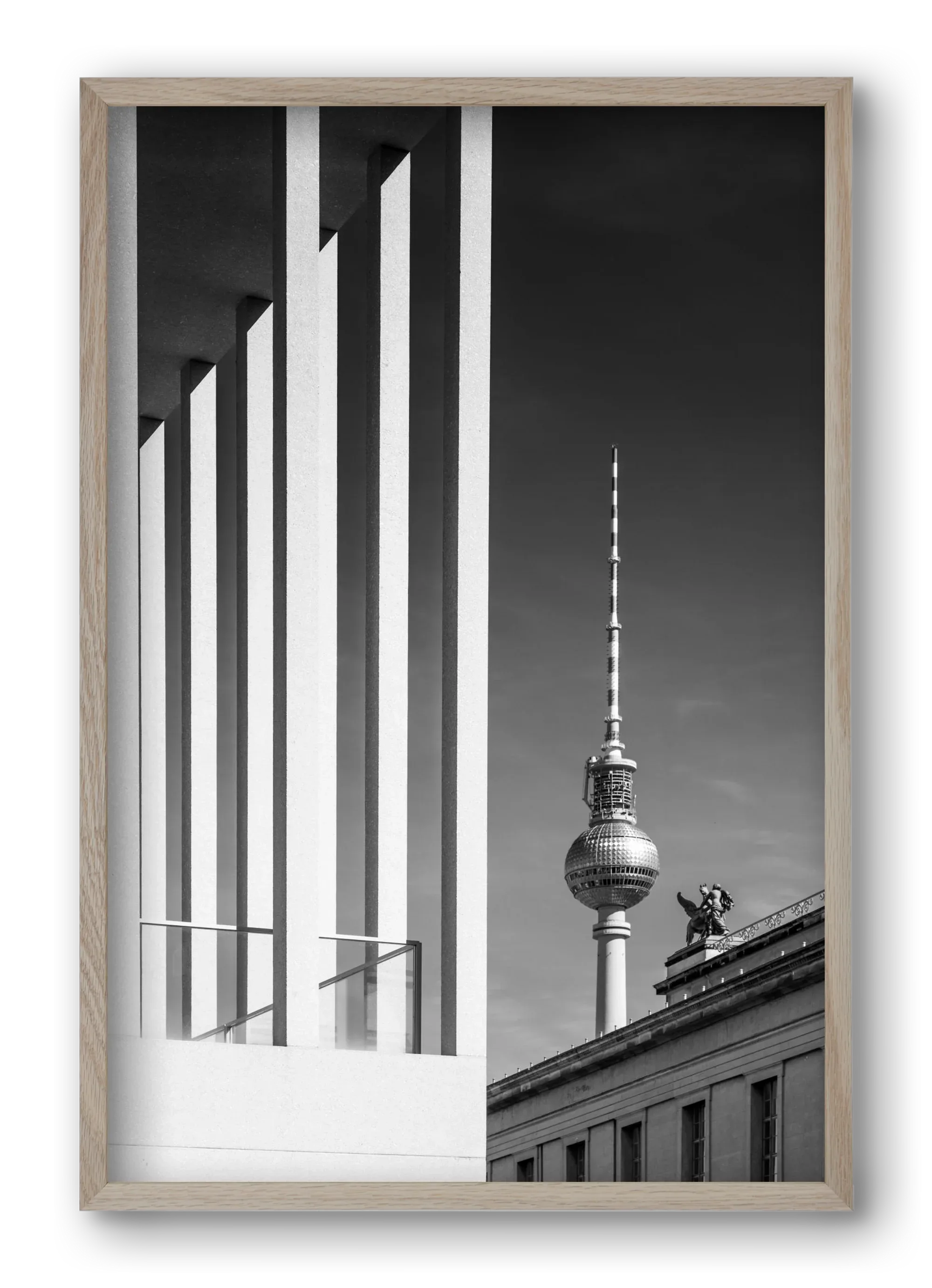BERLIN Television Tower & Museum Island | Monochrome - artbridge
