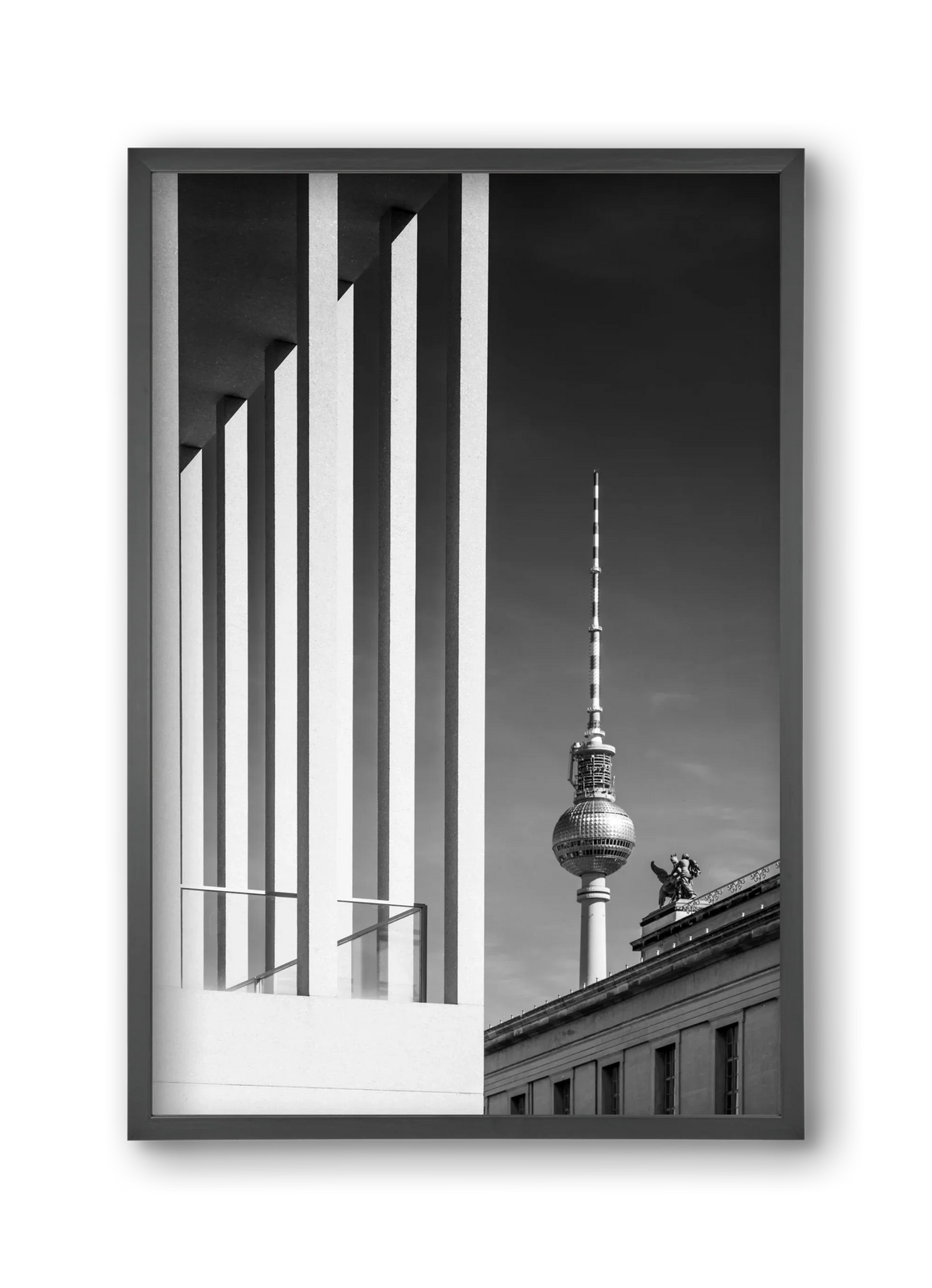 BERLIN Television Tower & Museum Island | Monochrome - artbridge