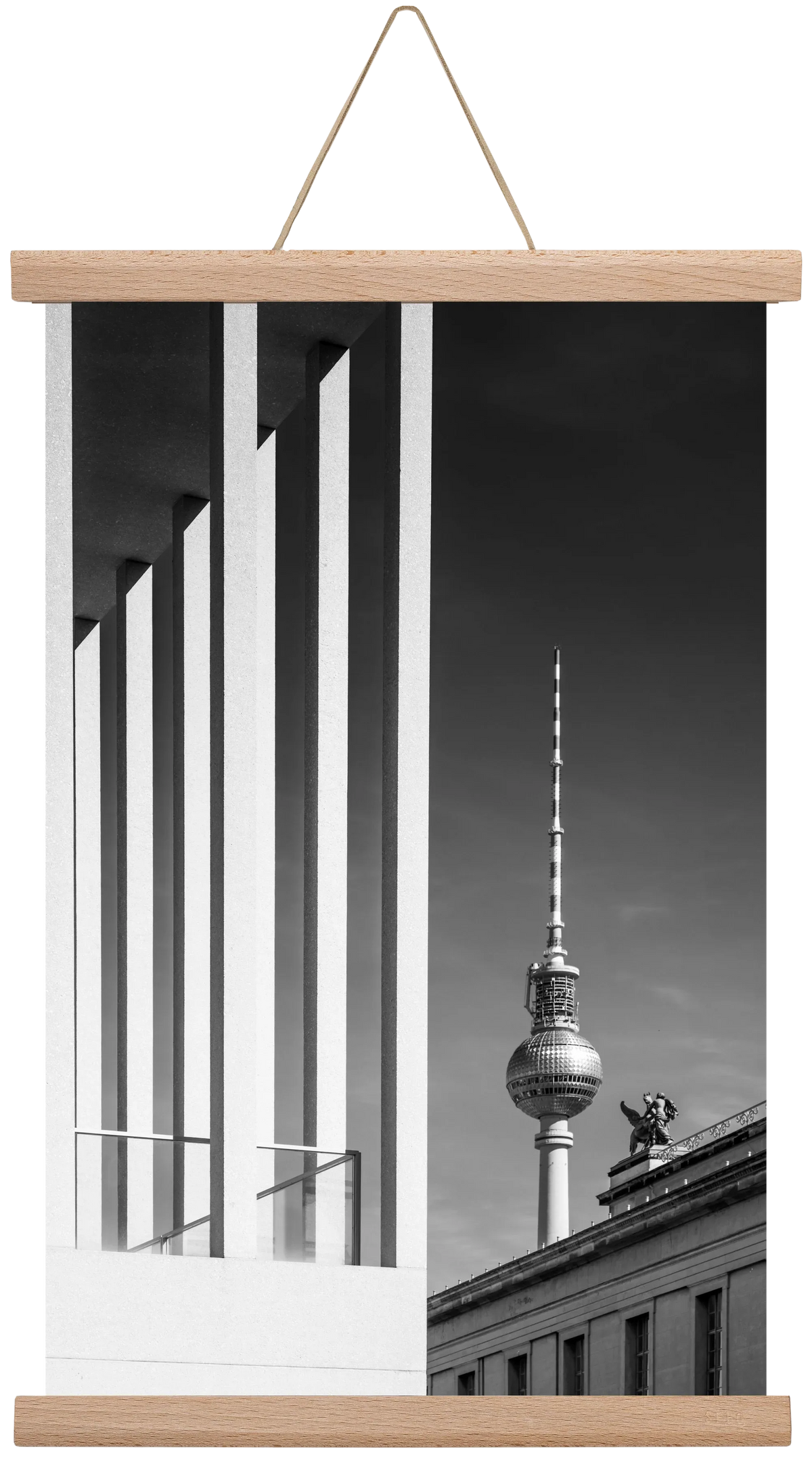 BERLIN Television Tower & Museum Island | Monochrome - artbridge