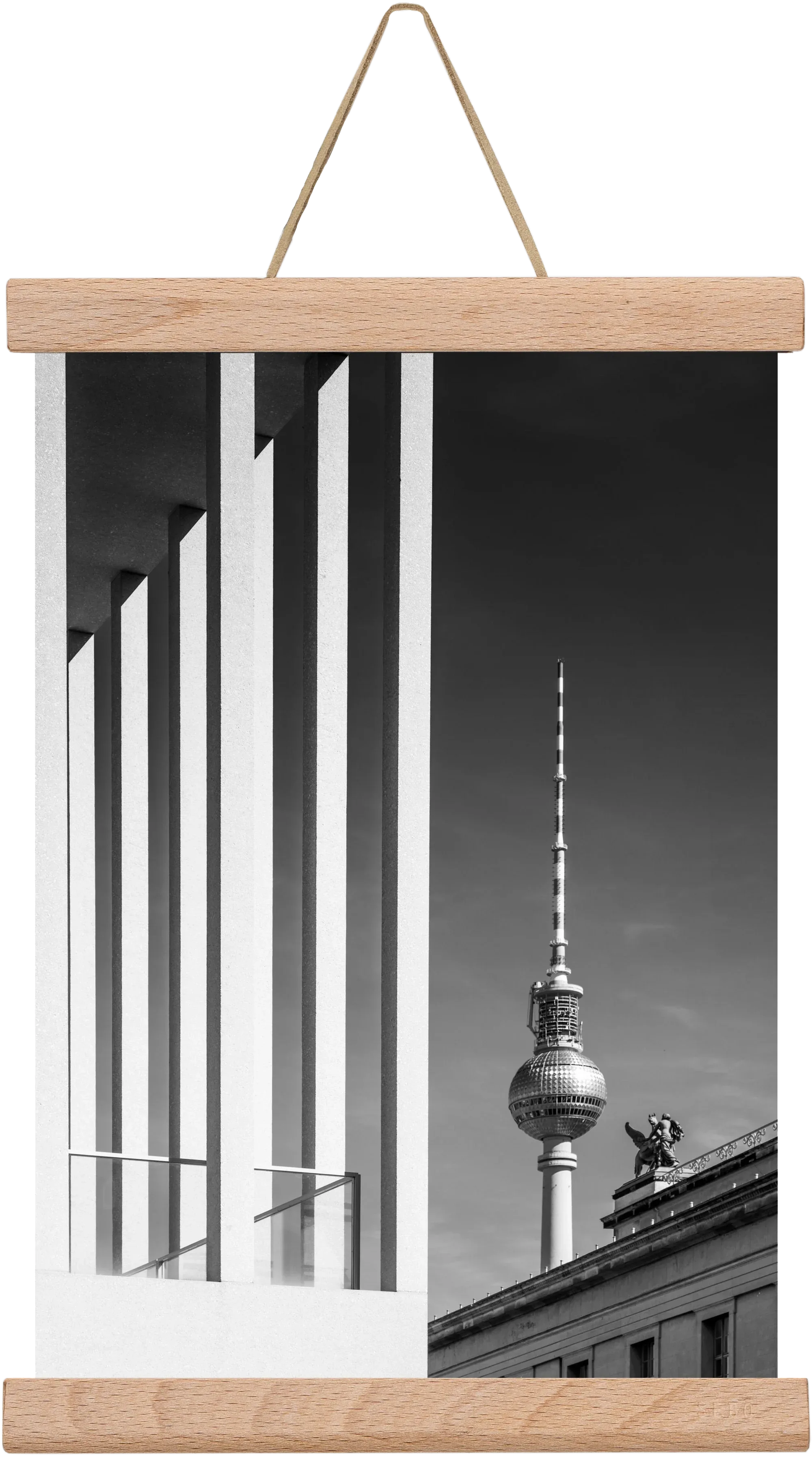 BERLIN Television Tower & Museum Island | Monochrome - artbridge