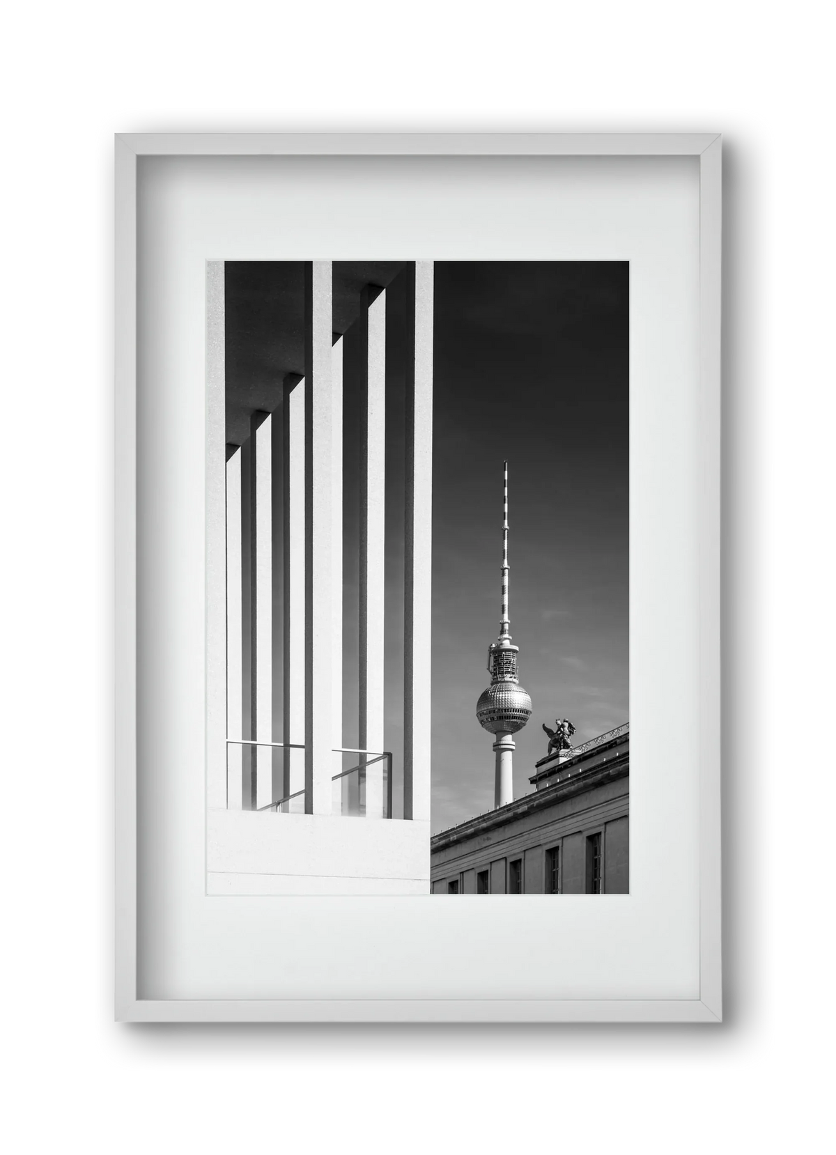 BERLIN Television Tower & Museum Island | Monochrome - artbridge