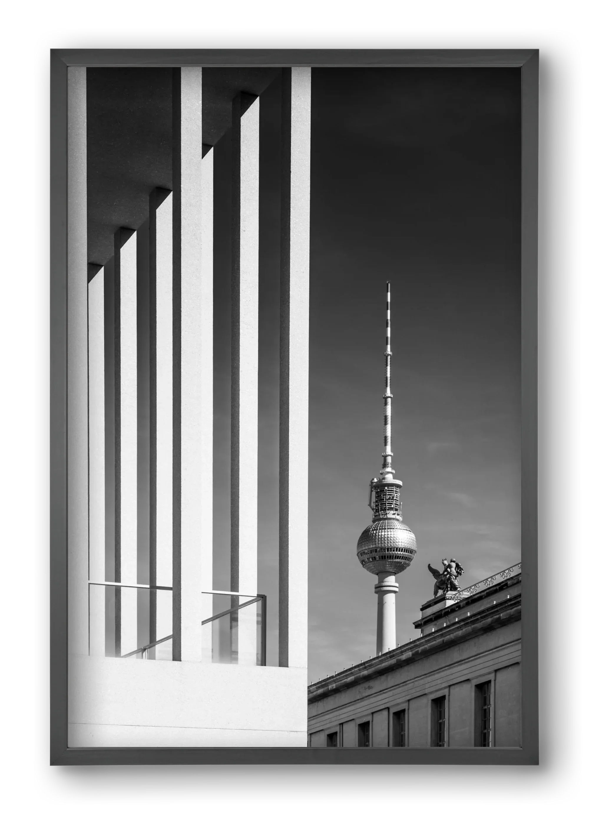 BERLIN Television Tower & Museum Island | Monochrome - artbridge