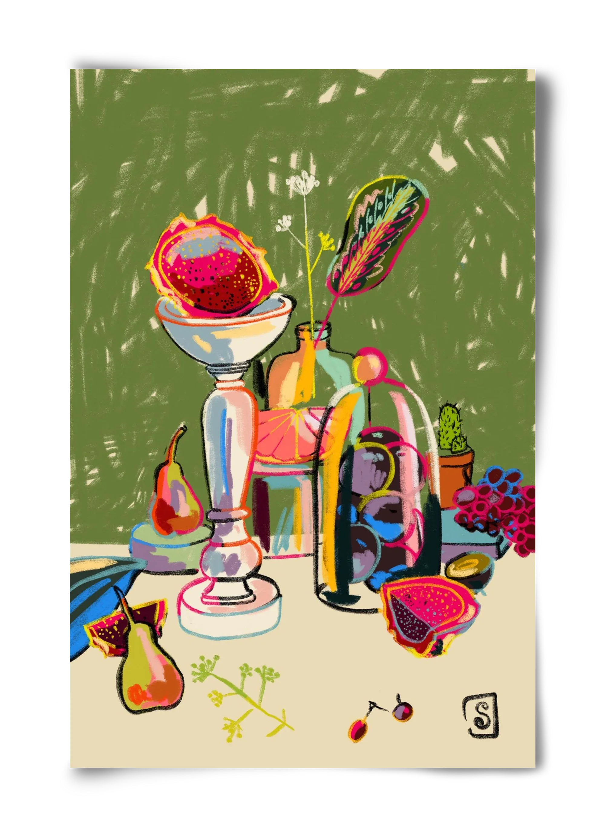 STILL LIFE WITH DRAGON FRUIT - artbridge
