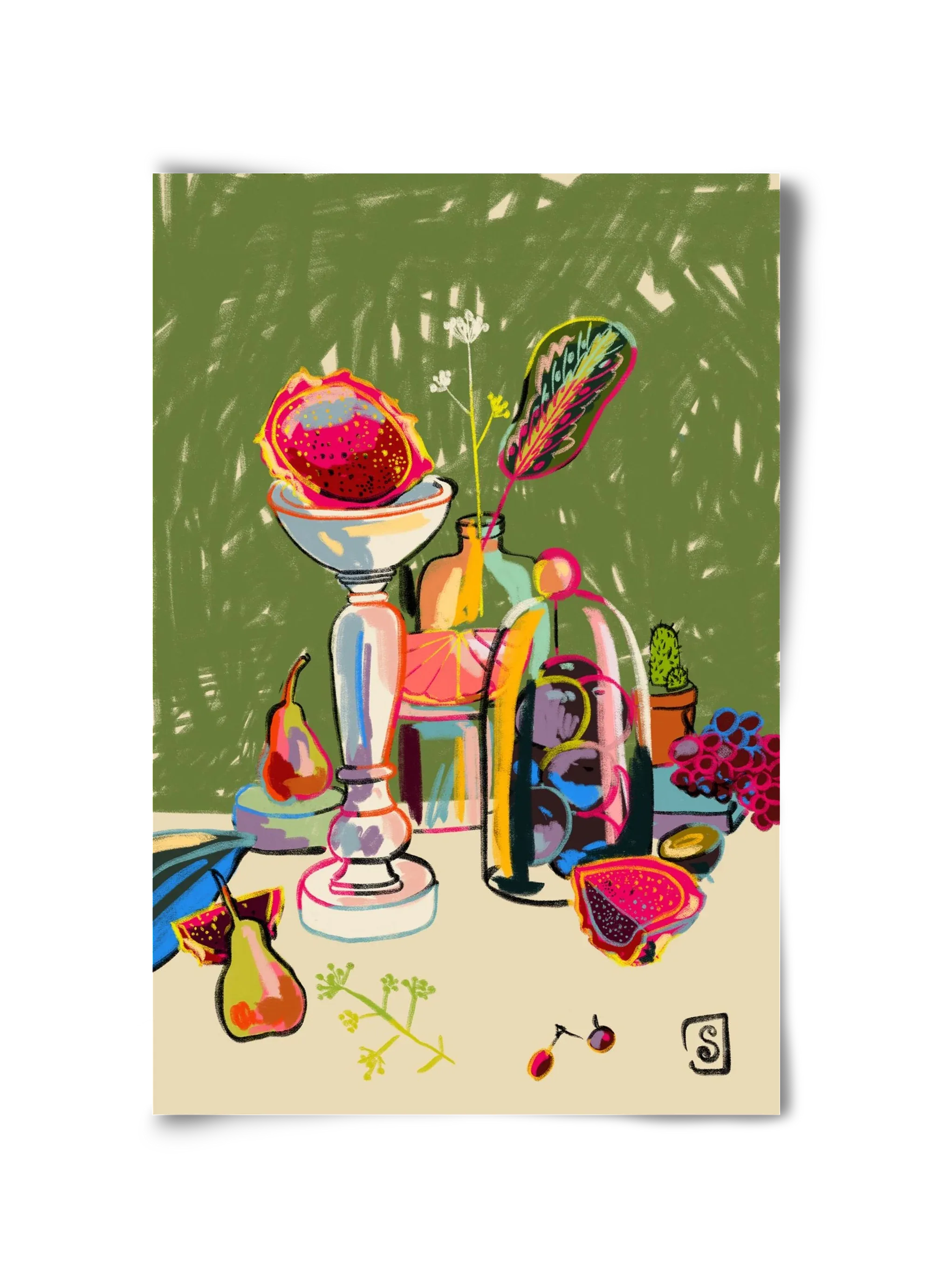 STILL LIFE WITH DRAGON FRUIT - artbridge