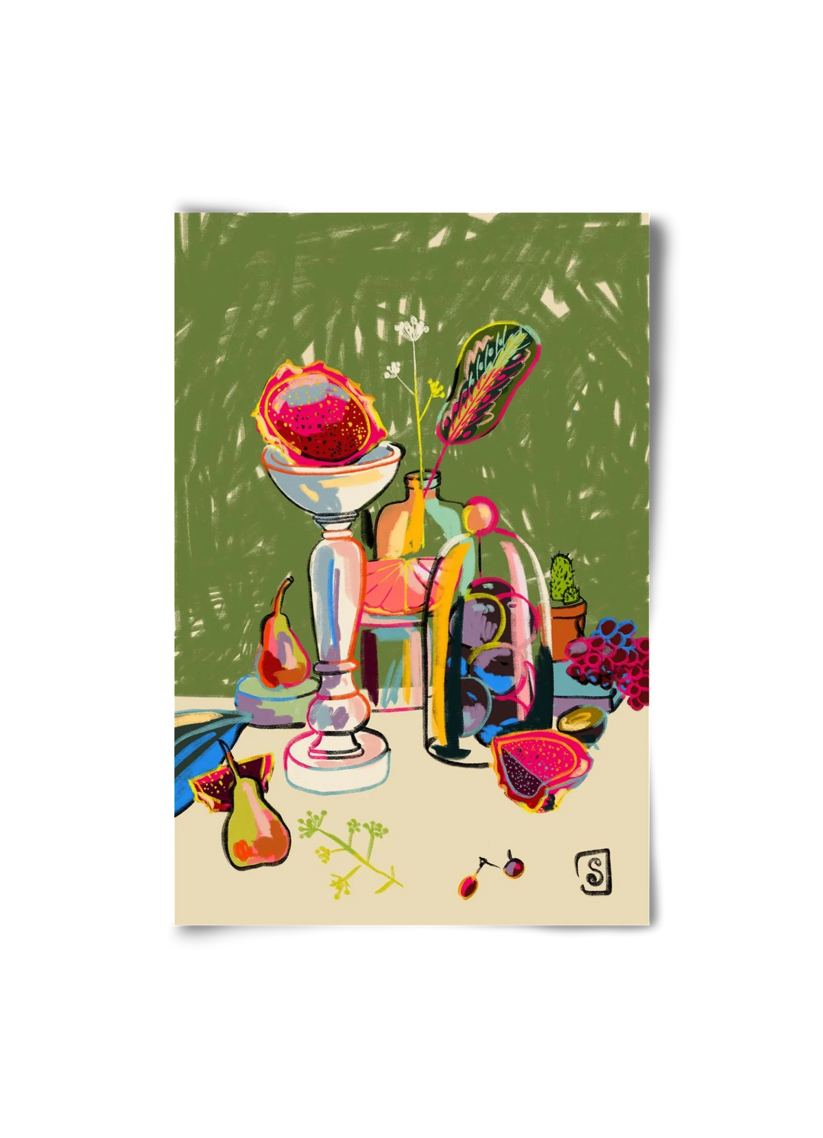 STILL LIFE WITH DRAGON FRUIT - artbridge