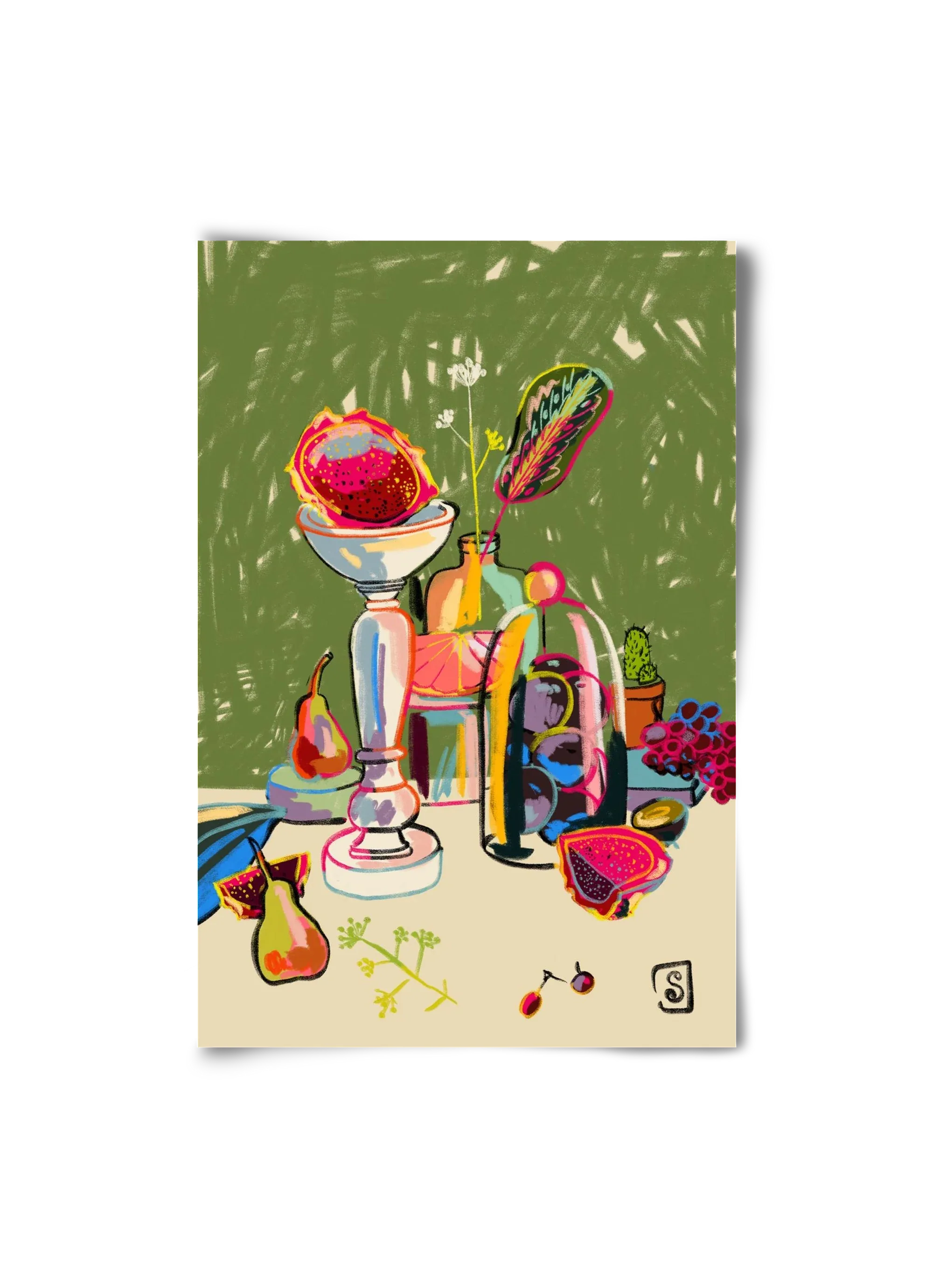 STILL LIFE WITH DRAGON FRUIT - artbridge