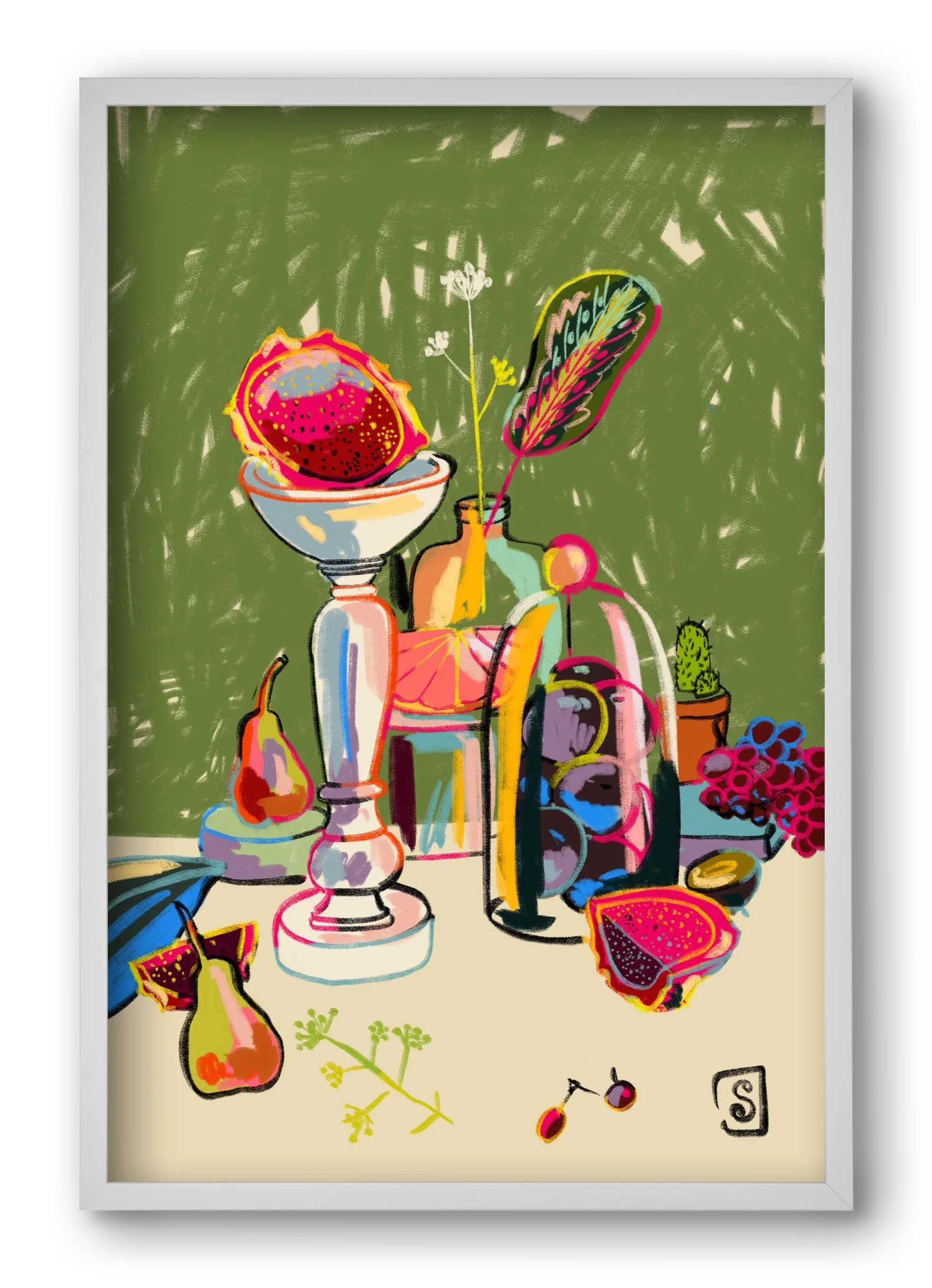 STILL LIFE WITH DRAGON FRUIT - artbridge