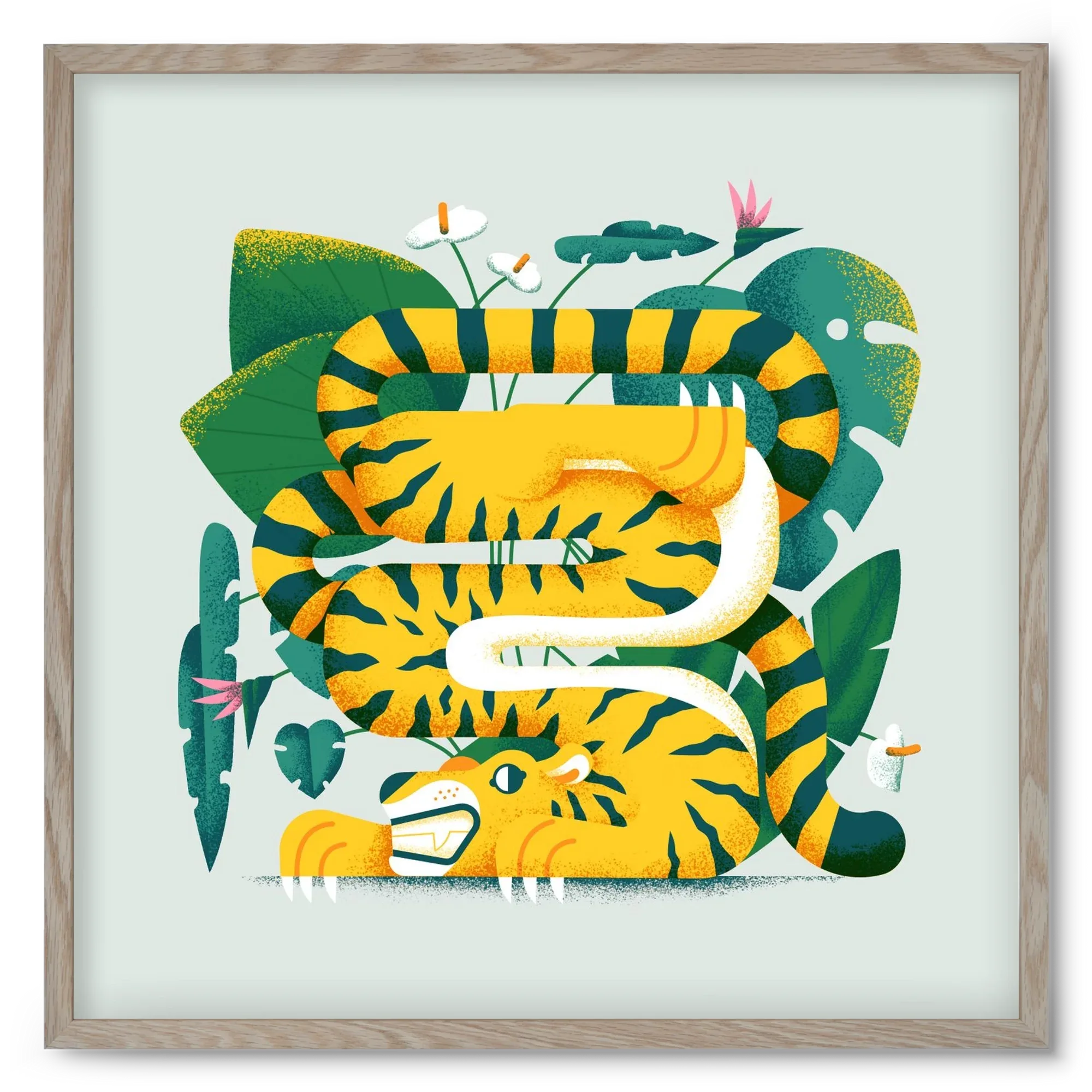 Yoga Tiger - artbridge
