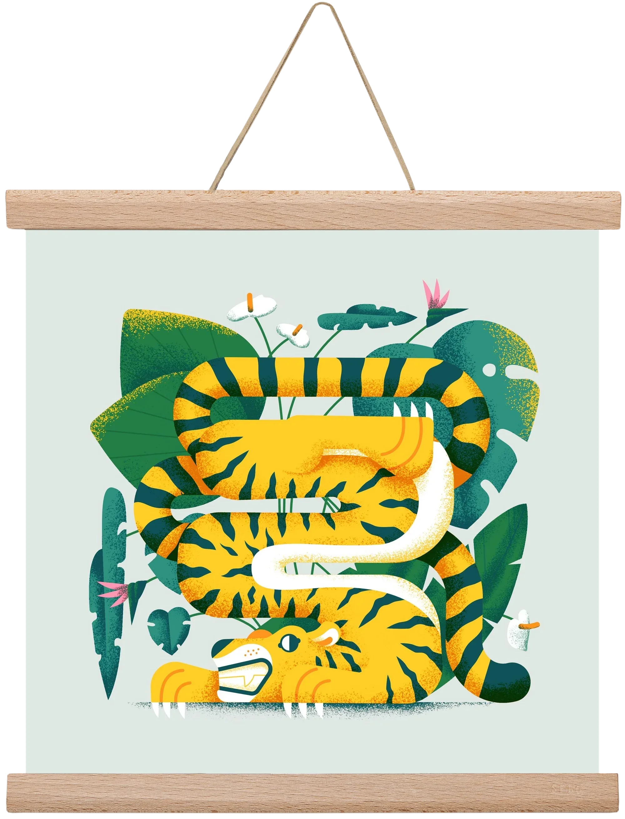 Yoga Tiger - artbridge