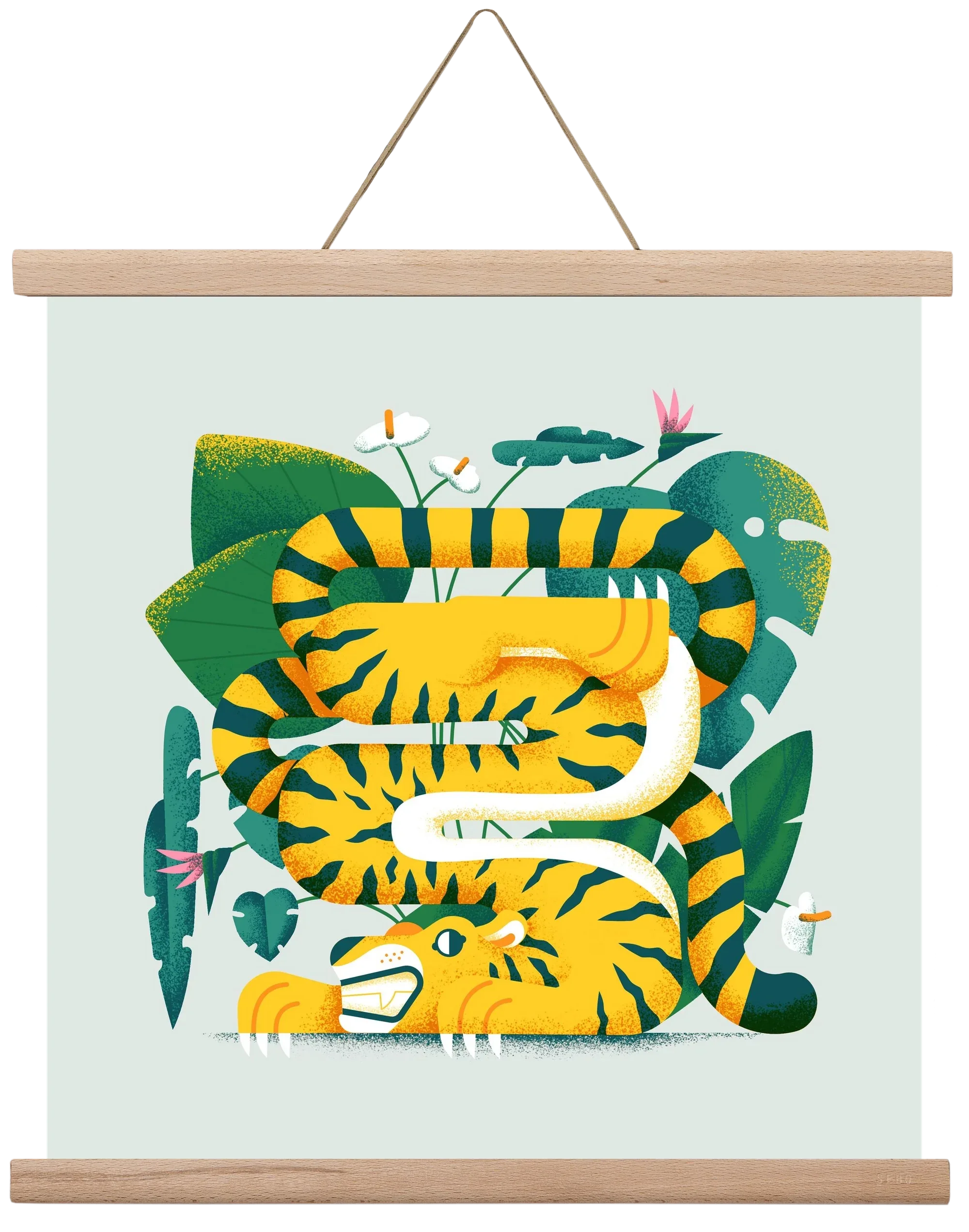 Yoga Tiger - artbridge