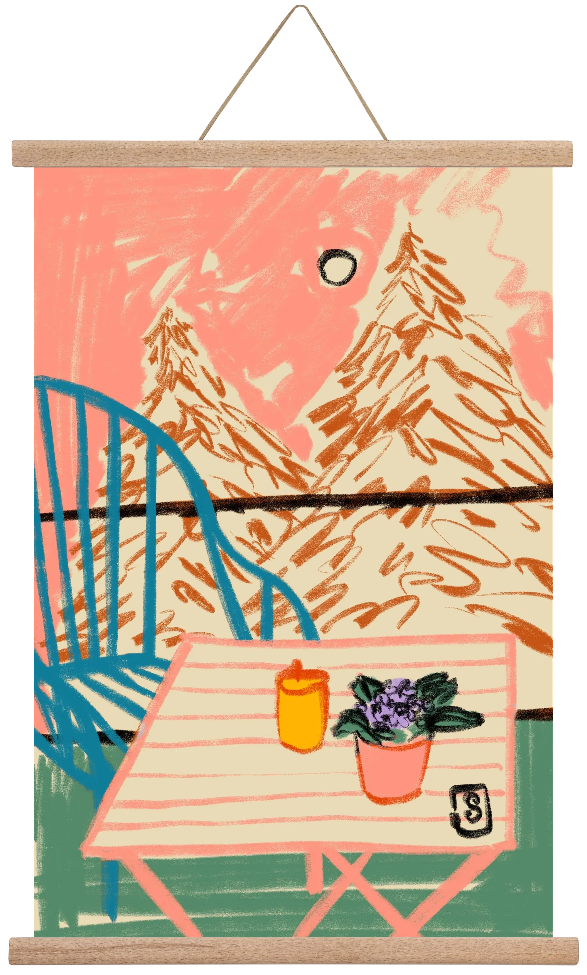 EVENING ON A TERRACE - artbridge