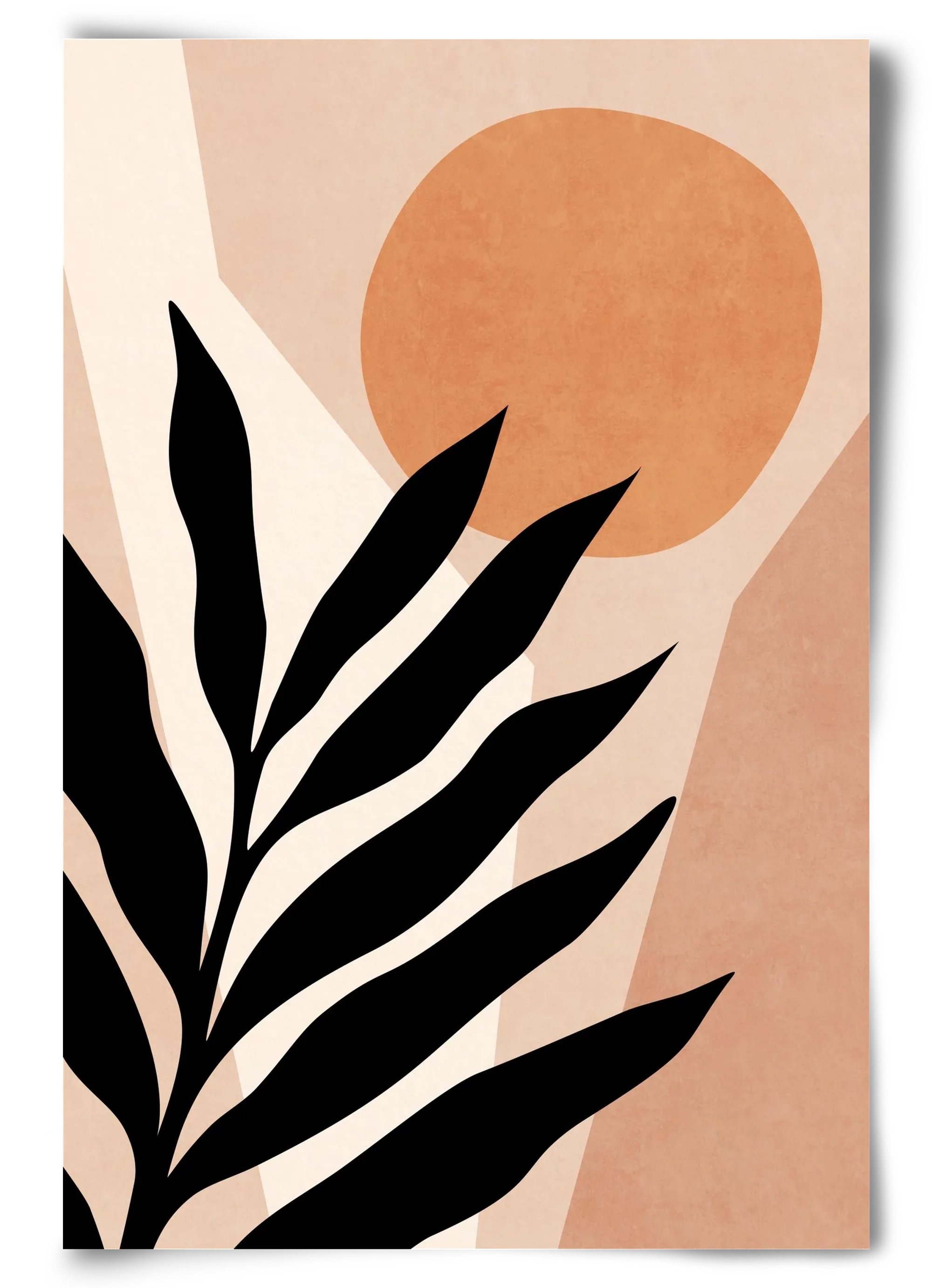 MINIMAL TROPICAL LEAF 01 - artbridge