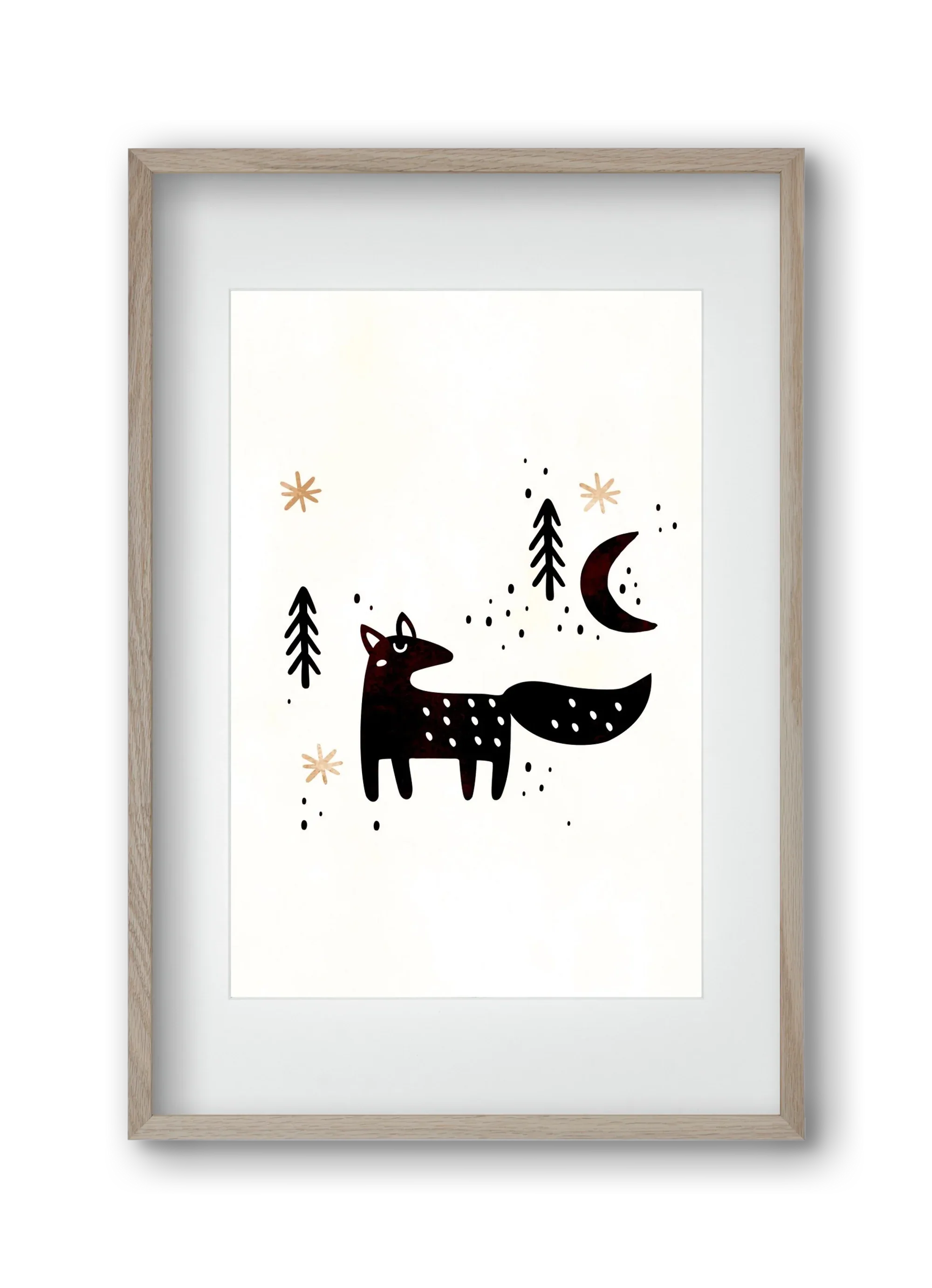 Little winter fox - artbridge