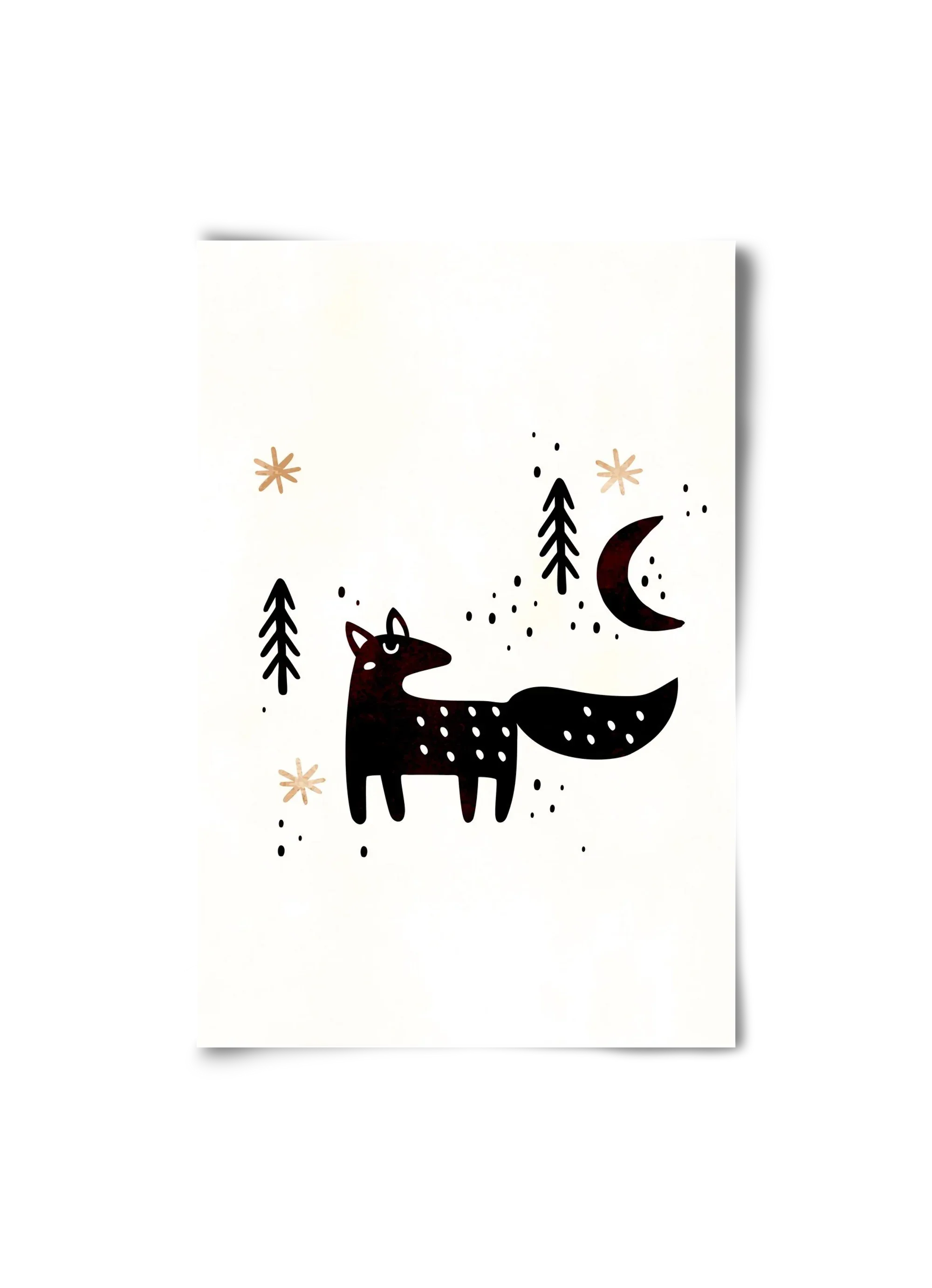 Little winter fox - artbridge