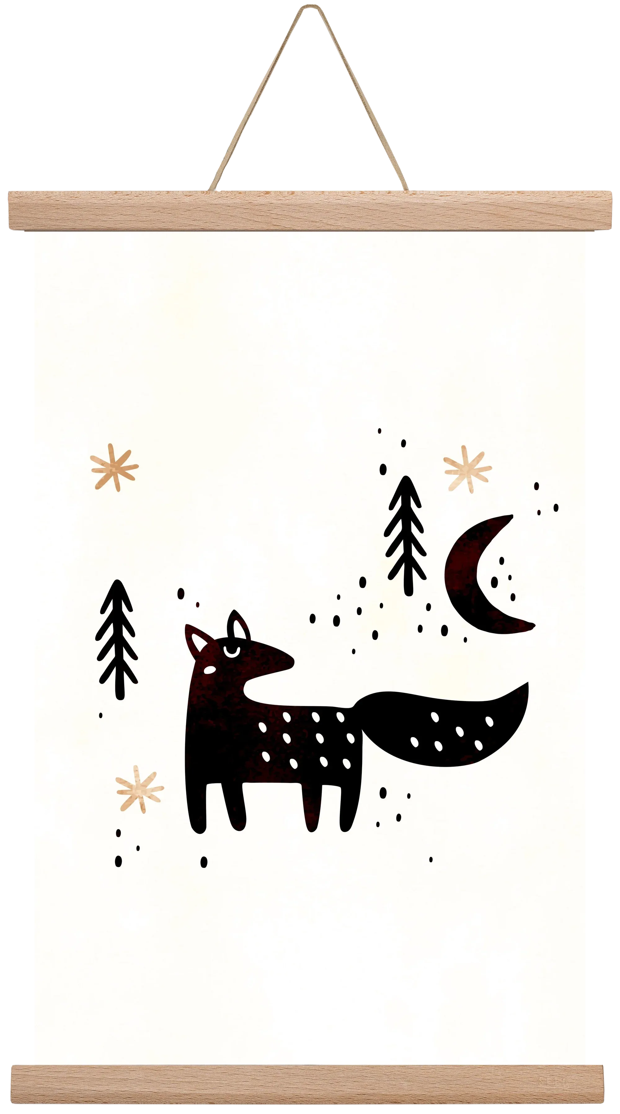 Little winter fox - artbridge