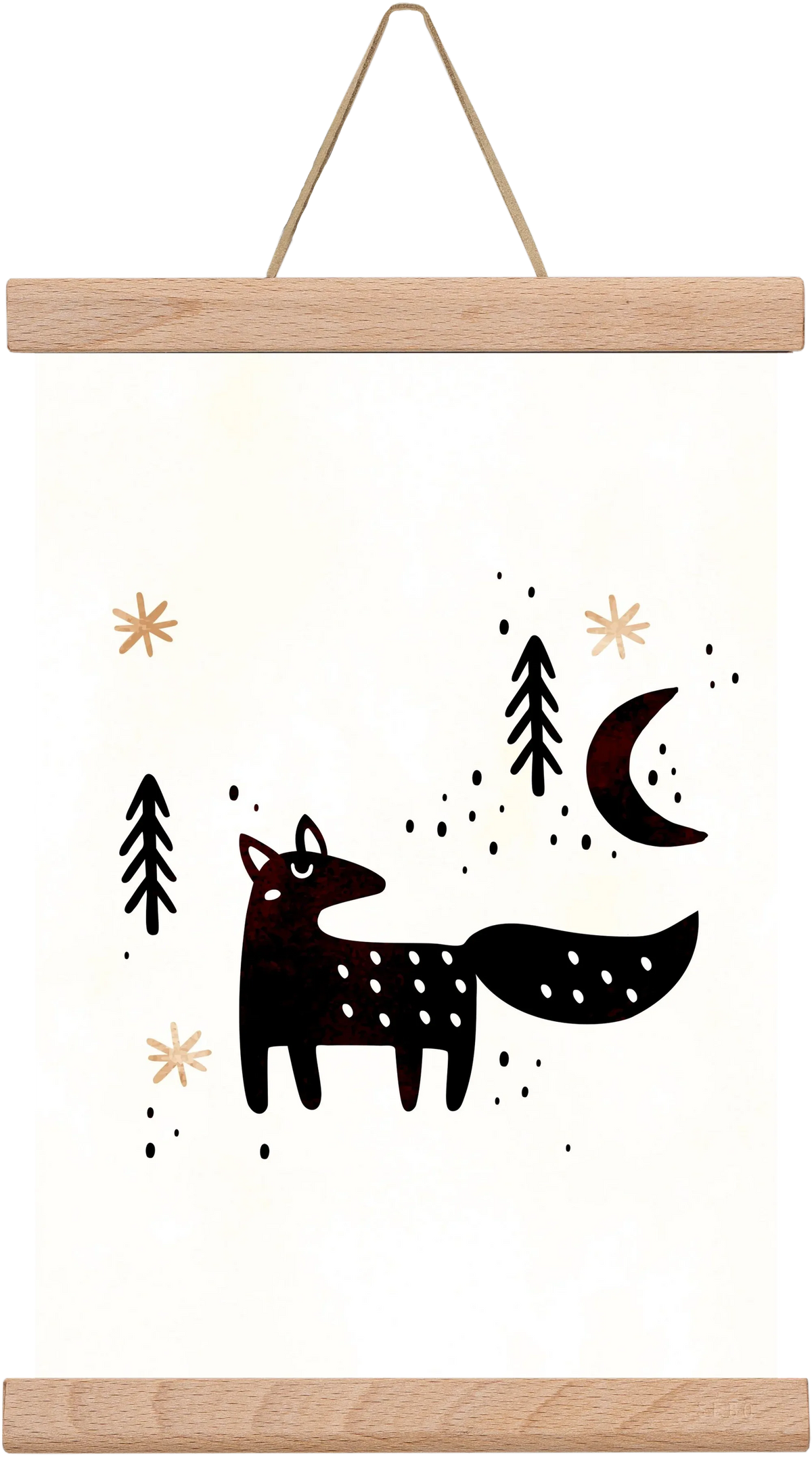 Little winter fox - artbridge