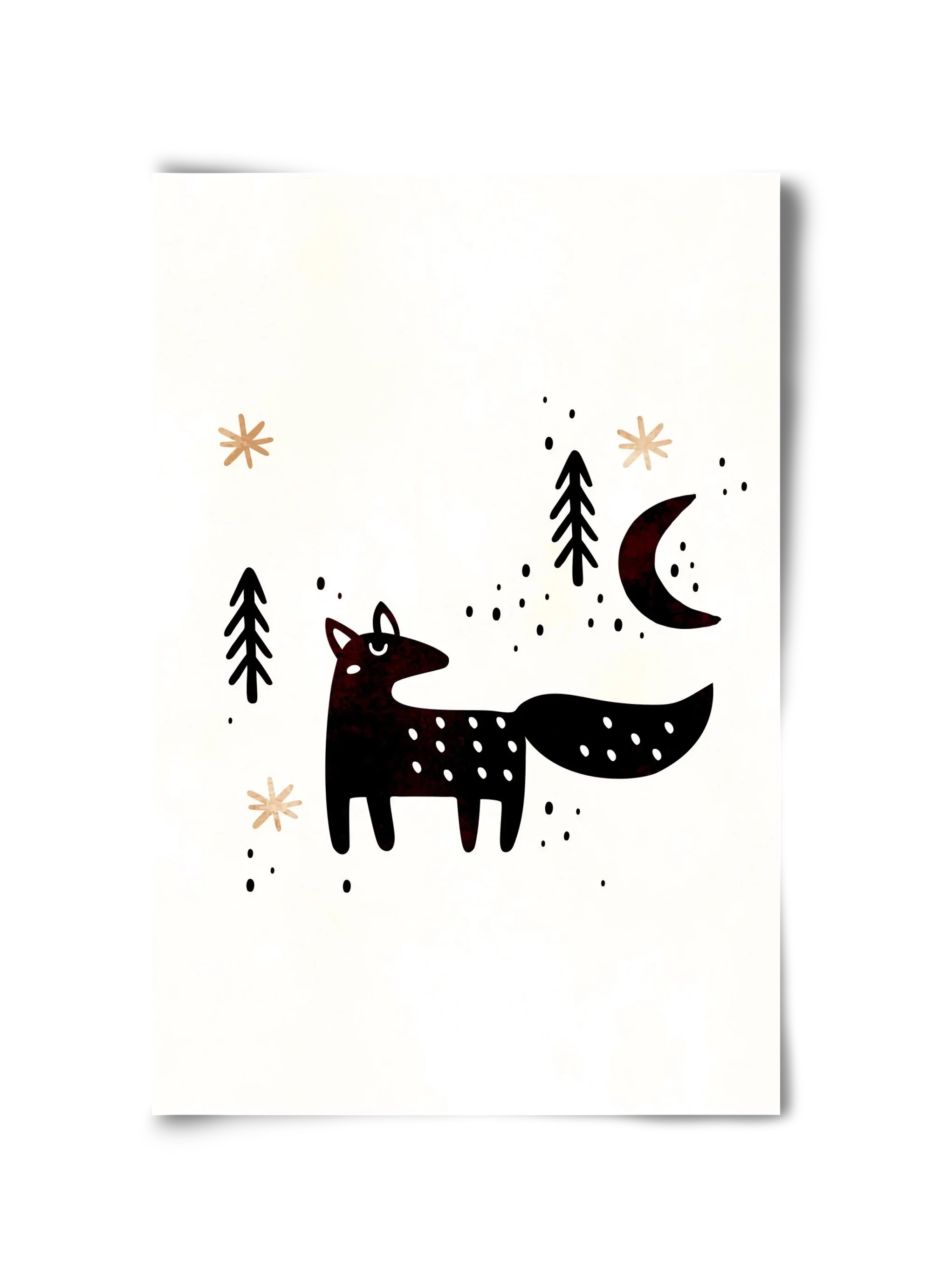 Little winter fox - artbridge