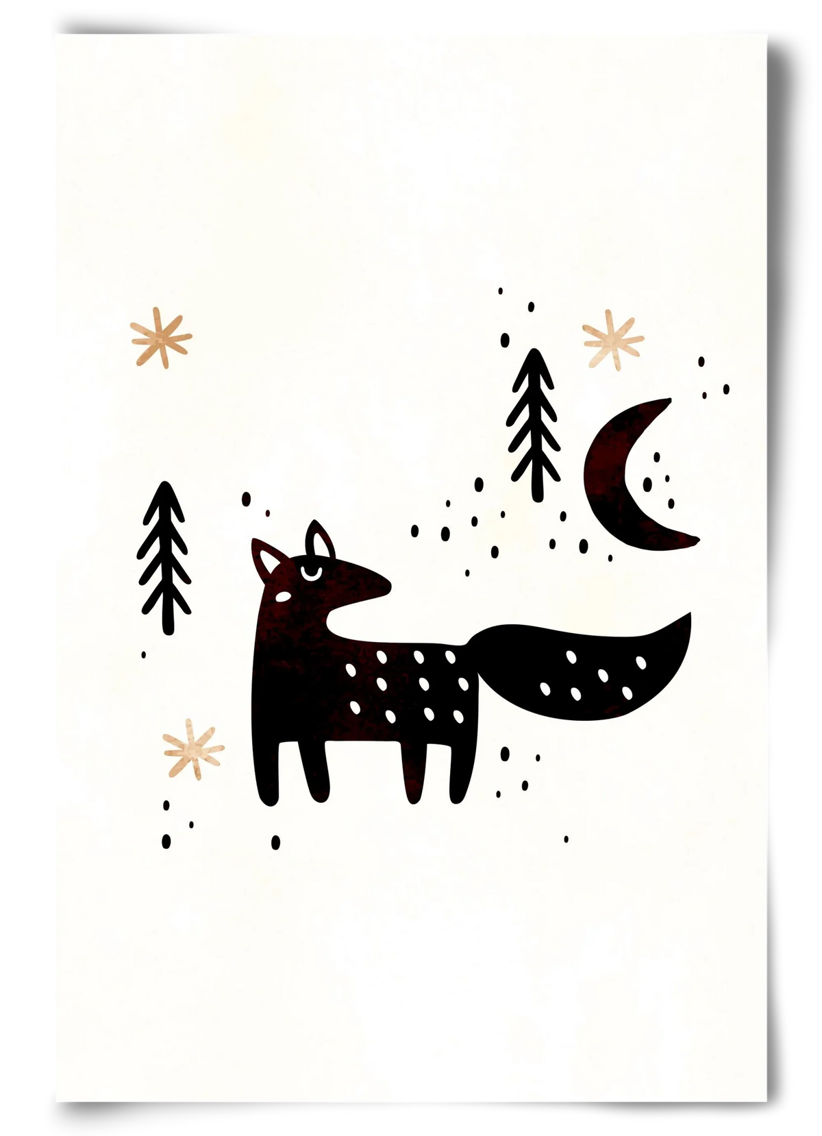 Little winter fox - artbridge