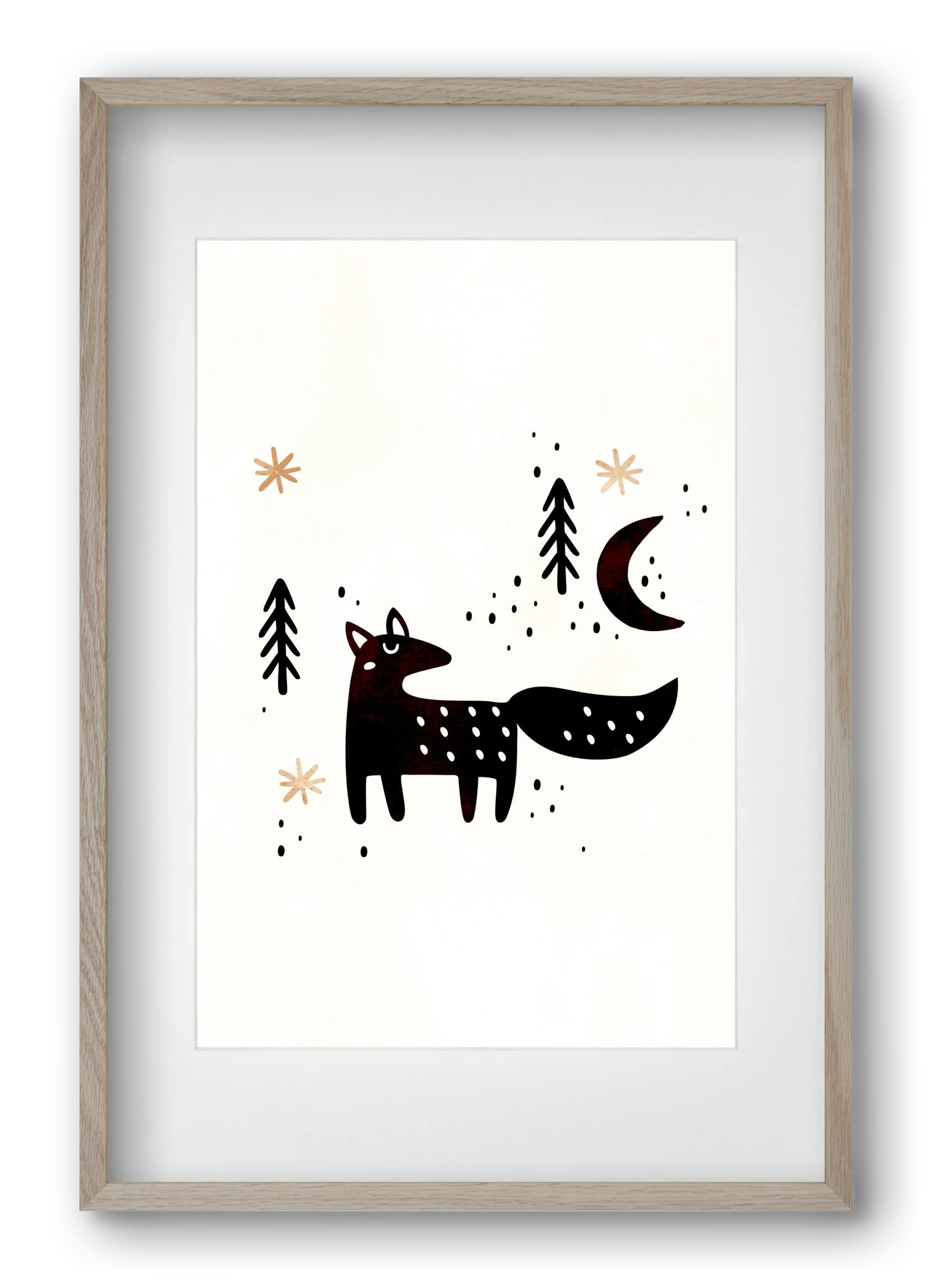 Little winter fox - artbridge