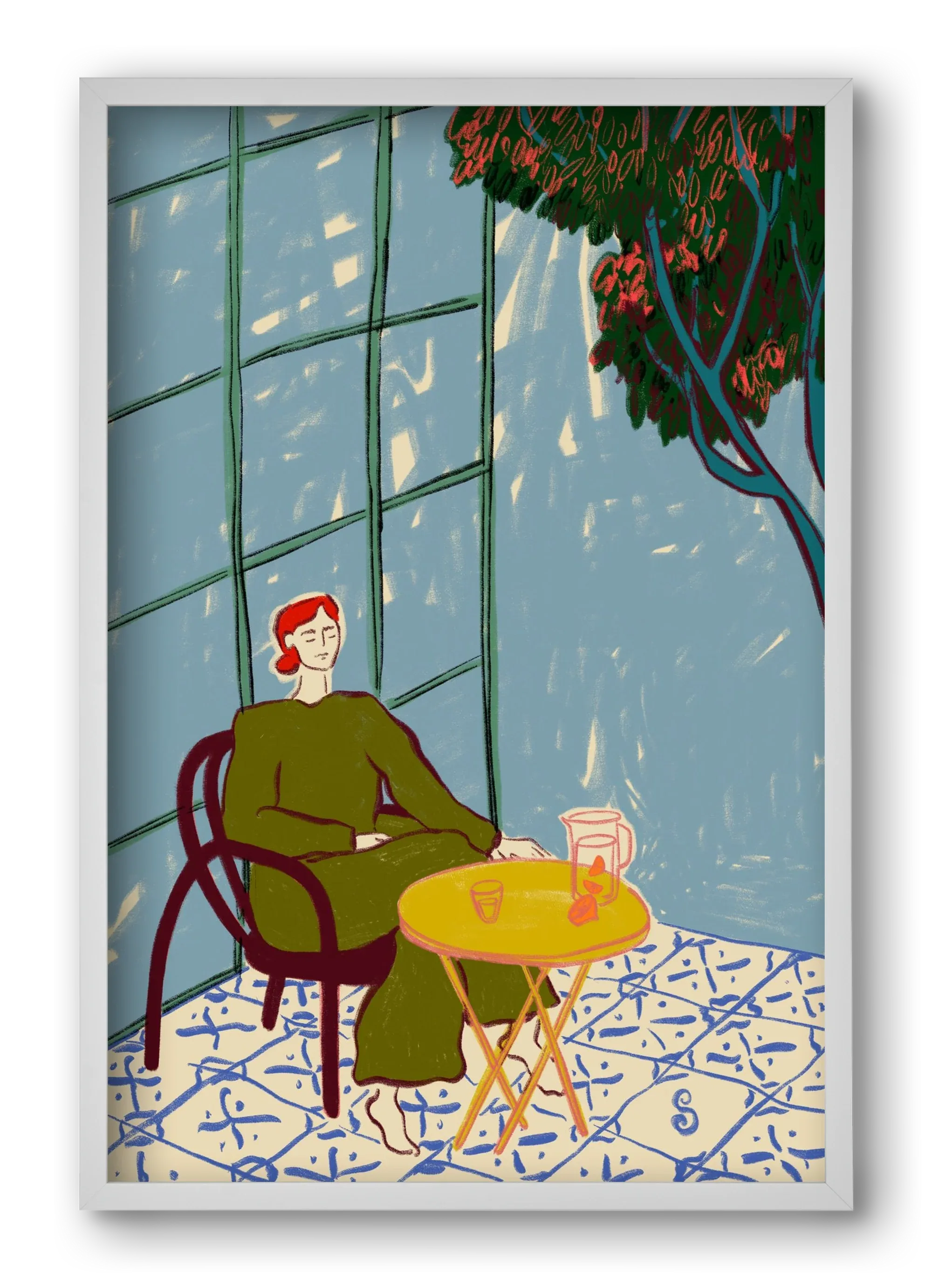 WOMAN UNDER A TREE - artbridge