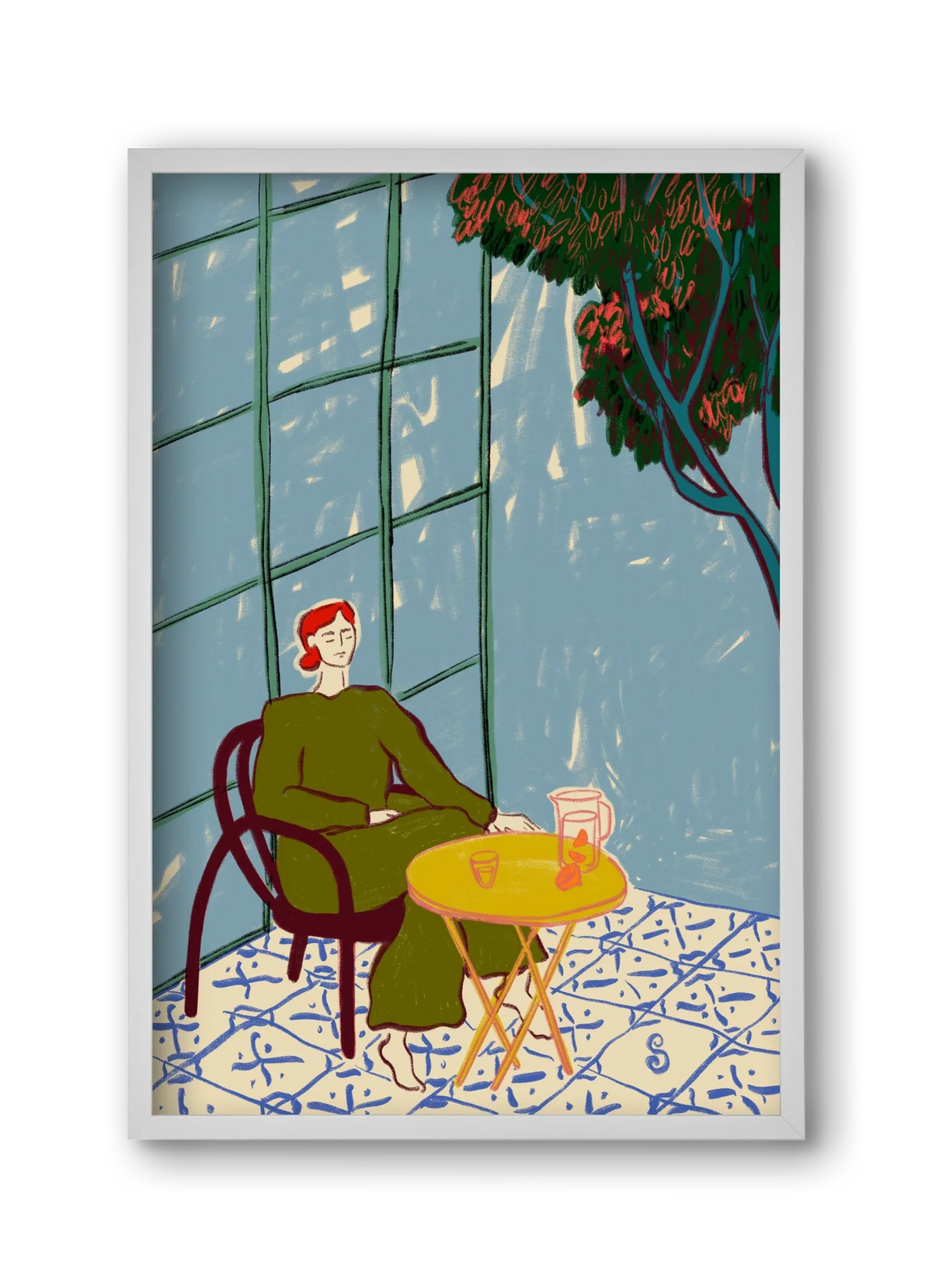 WOMAN UNDER A TREE - artbridge